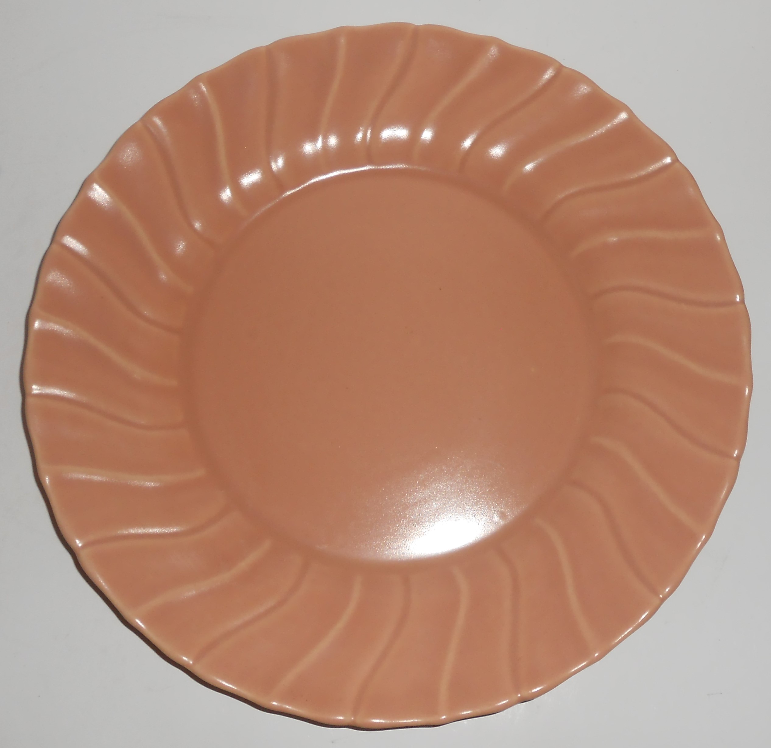Franciscan Pottery Coronado Satin Coral 10'' Dinner Pla