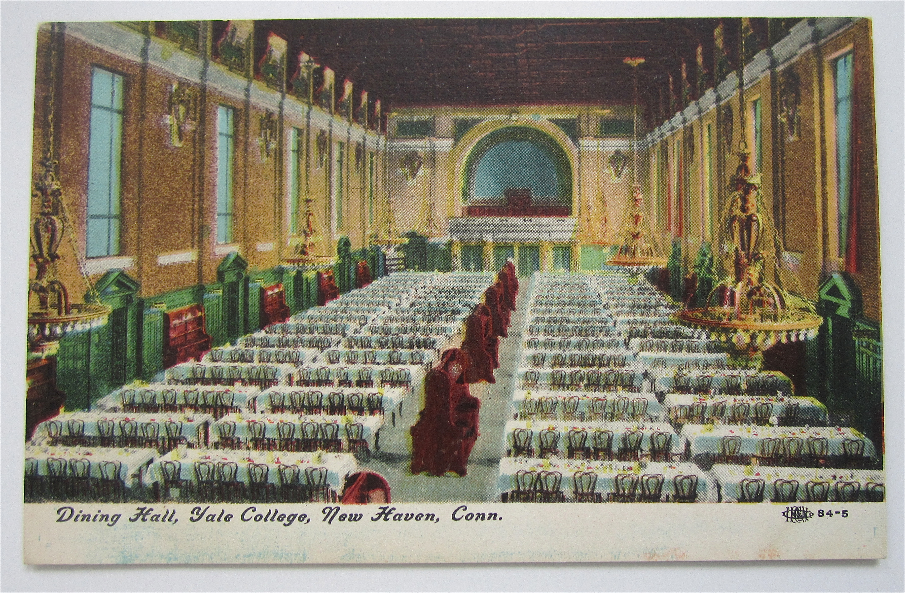 Dining Hall, Yale College Postcard