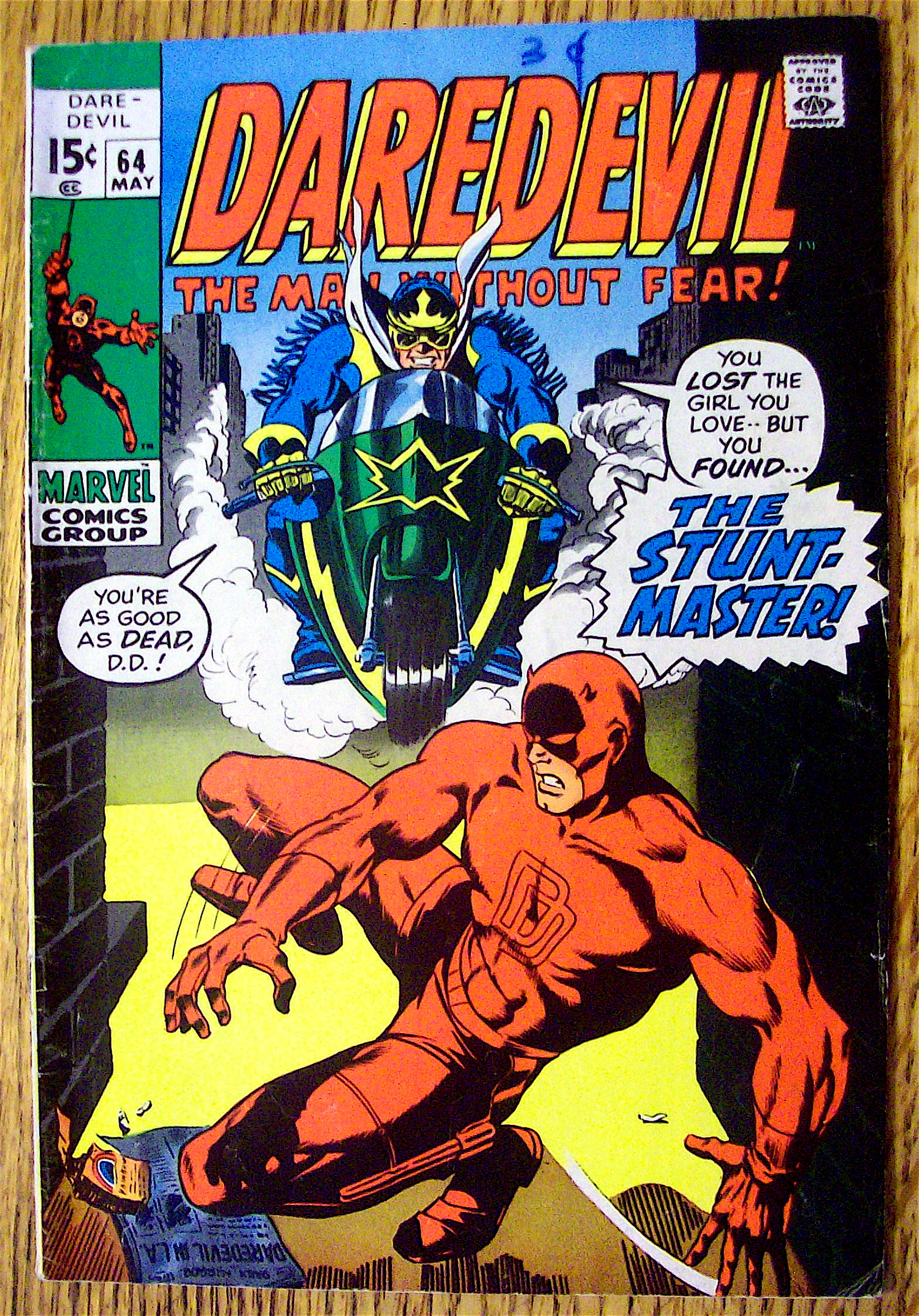 Marvel Comics Group DareDevil Comic #64 May 1970