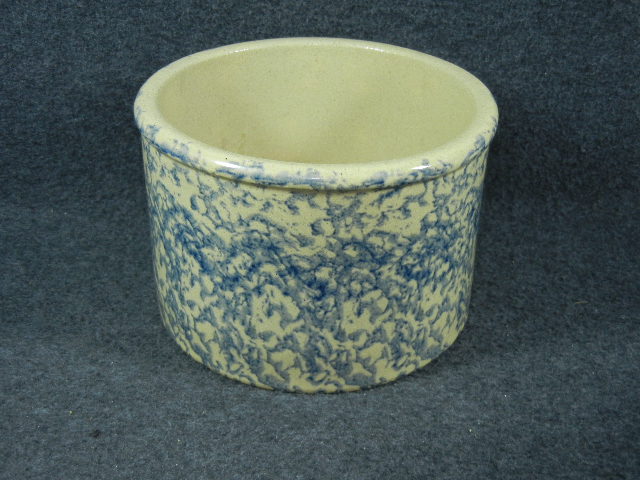 Roseville Ohio Blue Spongeware Robinson Ransbottom