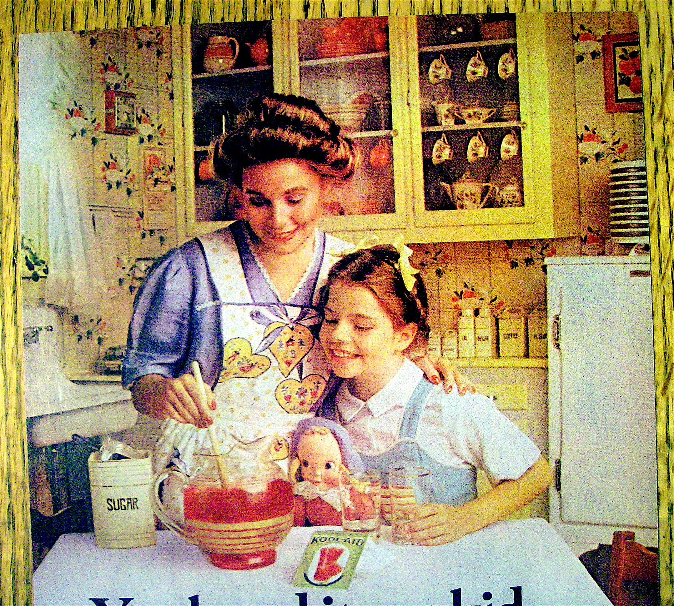 1978 Kool Aid with Girl Watching Mother Make Kool Aid