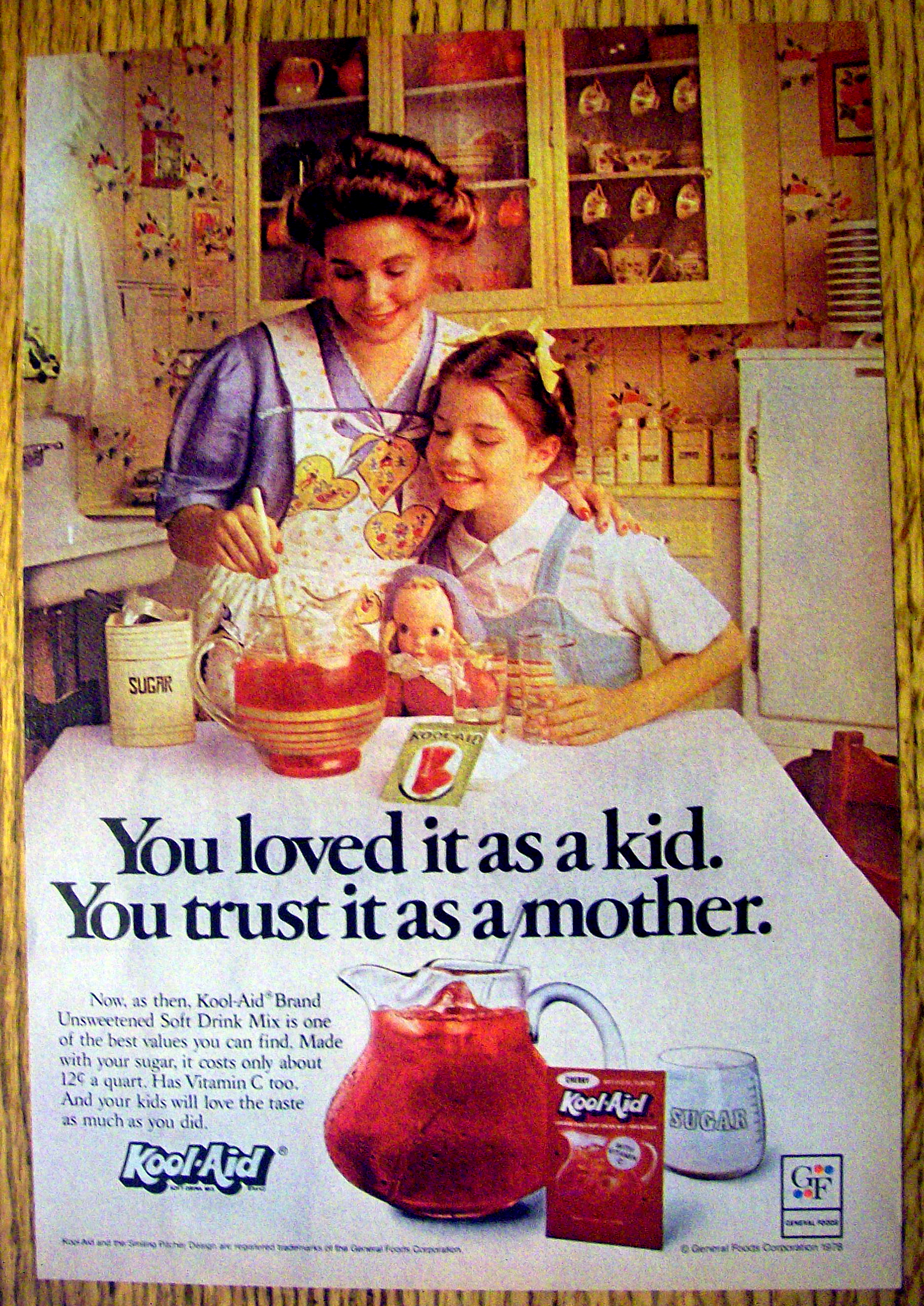 1978 Kool Aid with Girl Watching Mother Make Kool Aid