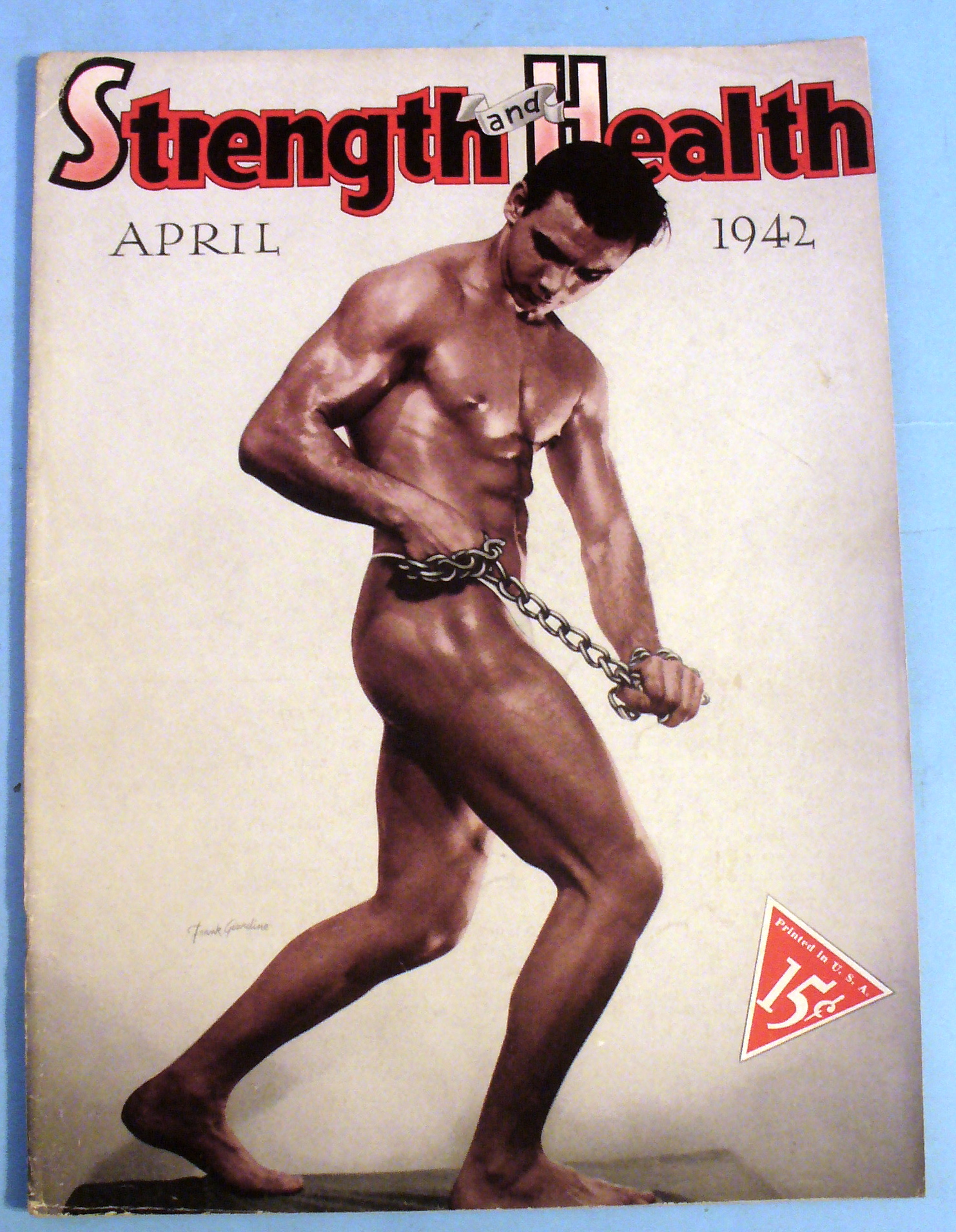 Strength & Health Magazine, April 1942 - Frank Giardine