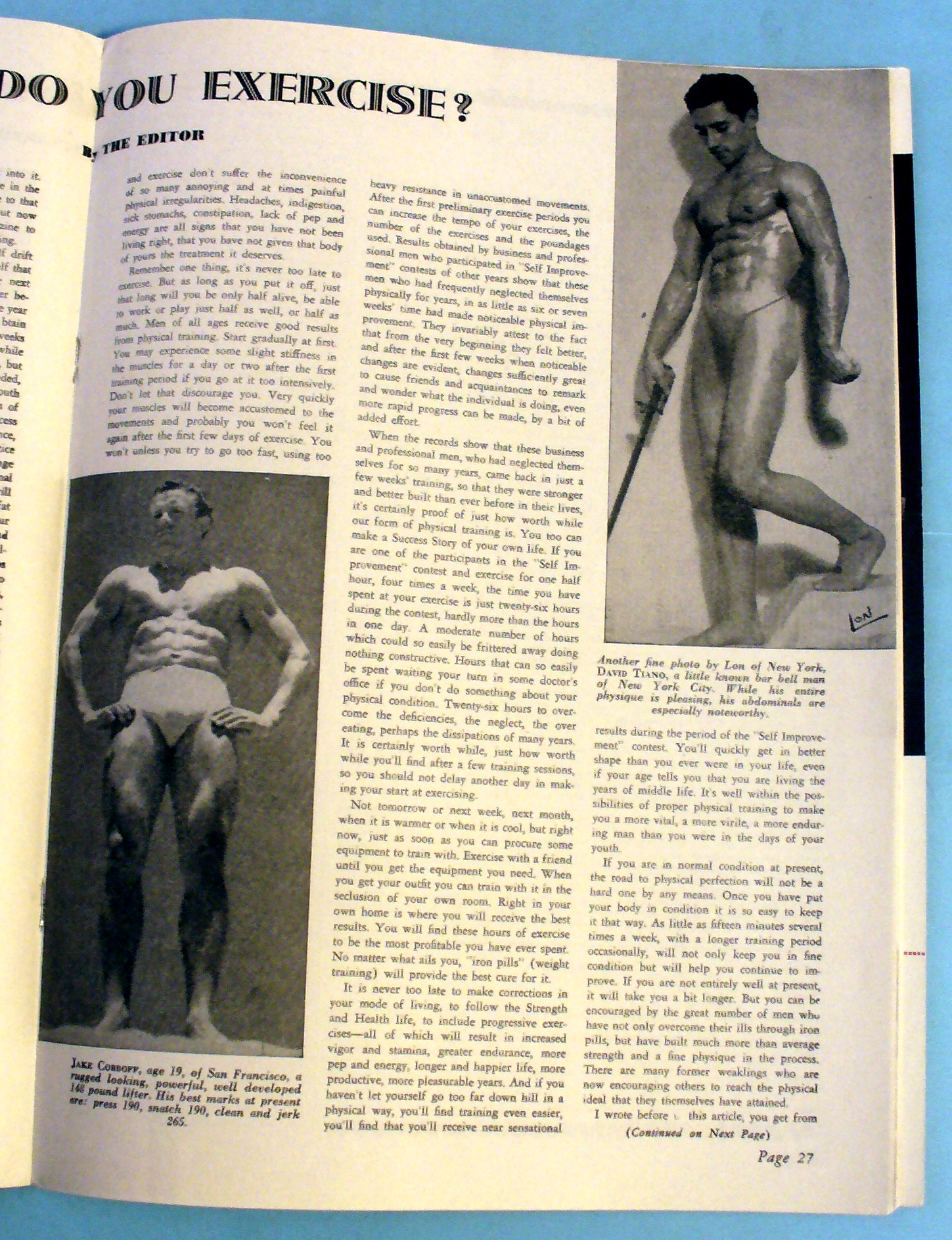 Strength & Health Magazine, April 1942 - Frank Giardine