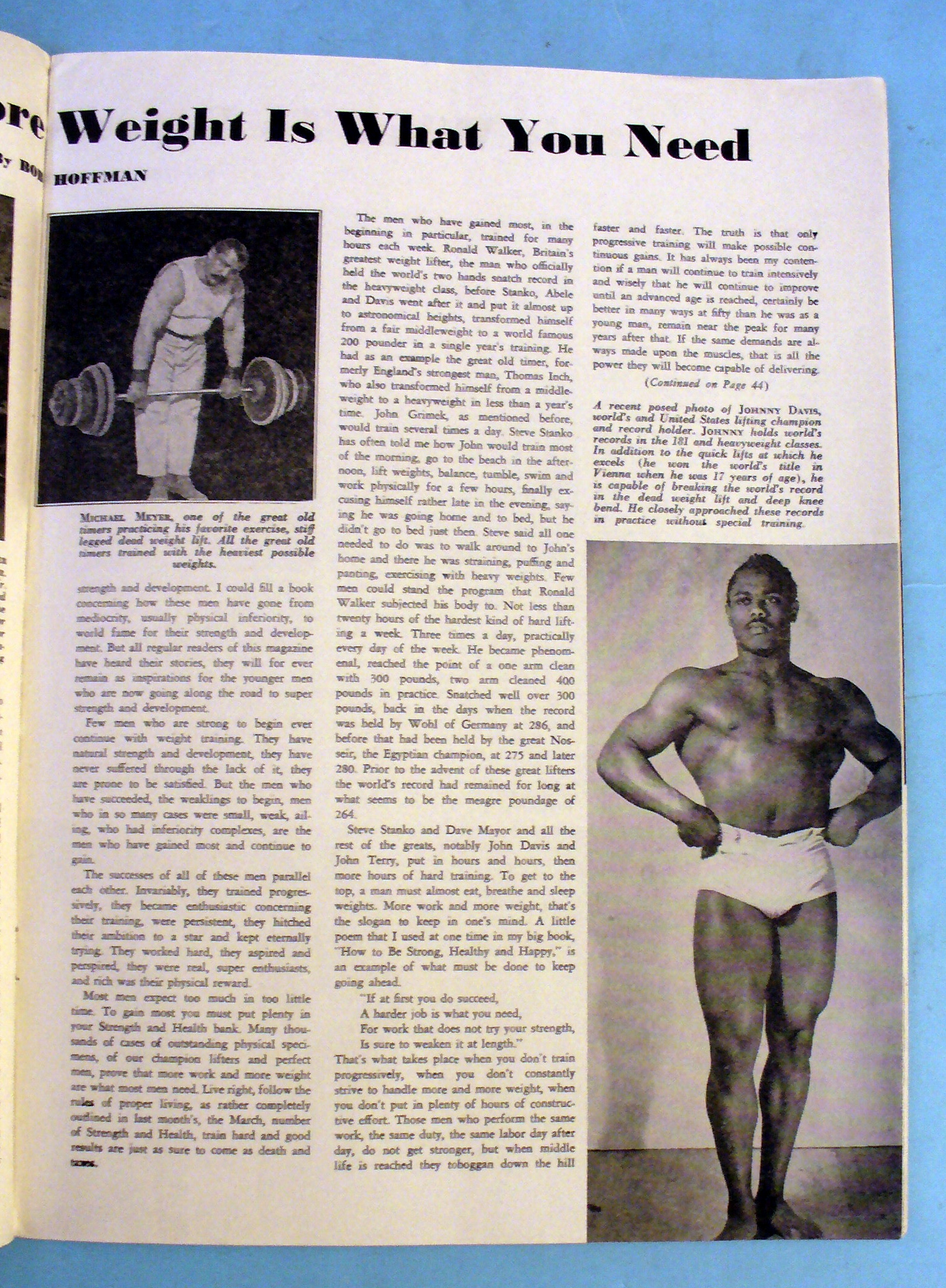 Strength & Health Magazine, April 1942 - Frank Giardine