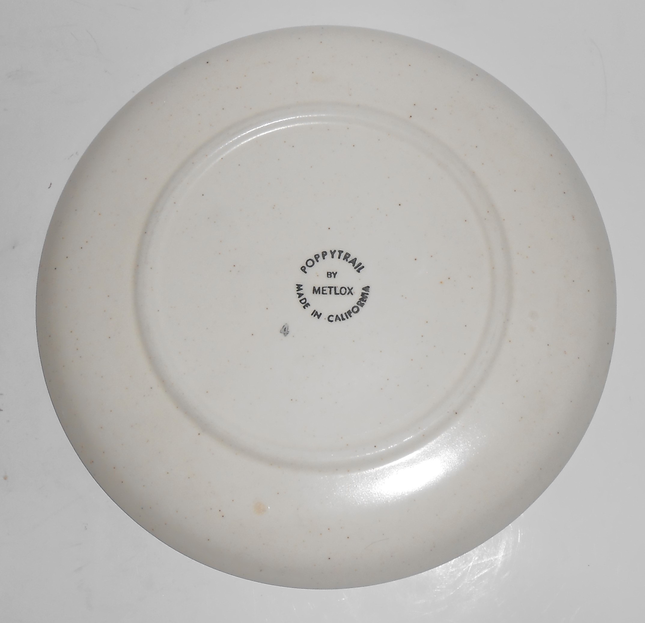 Metlox Pottery Woodland Gold Salad Plate