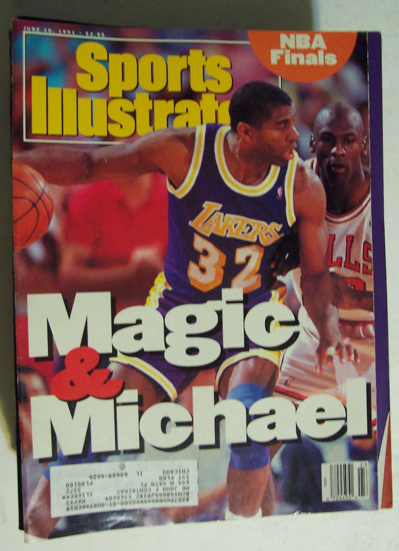 Sports Illustrated Magazine-June 10, 1991-Magic/Michael
