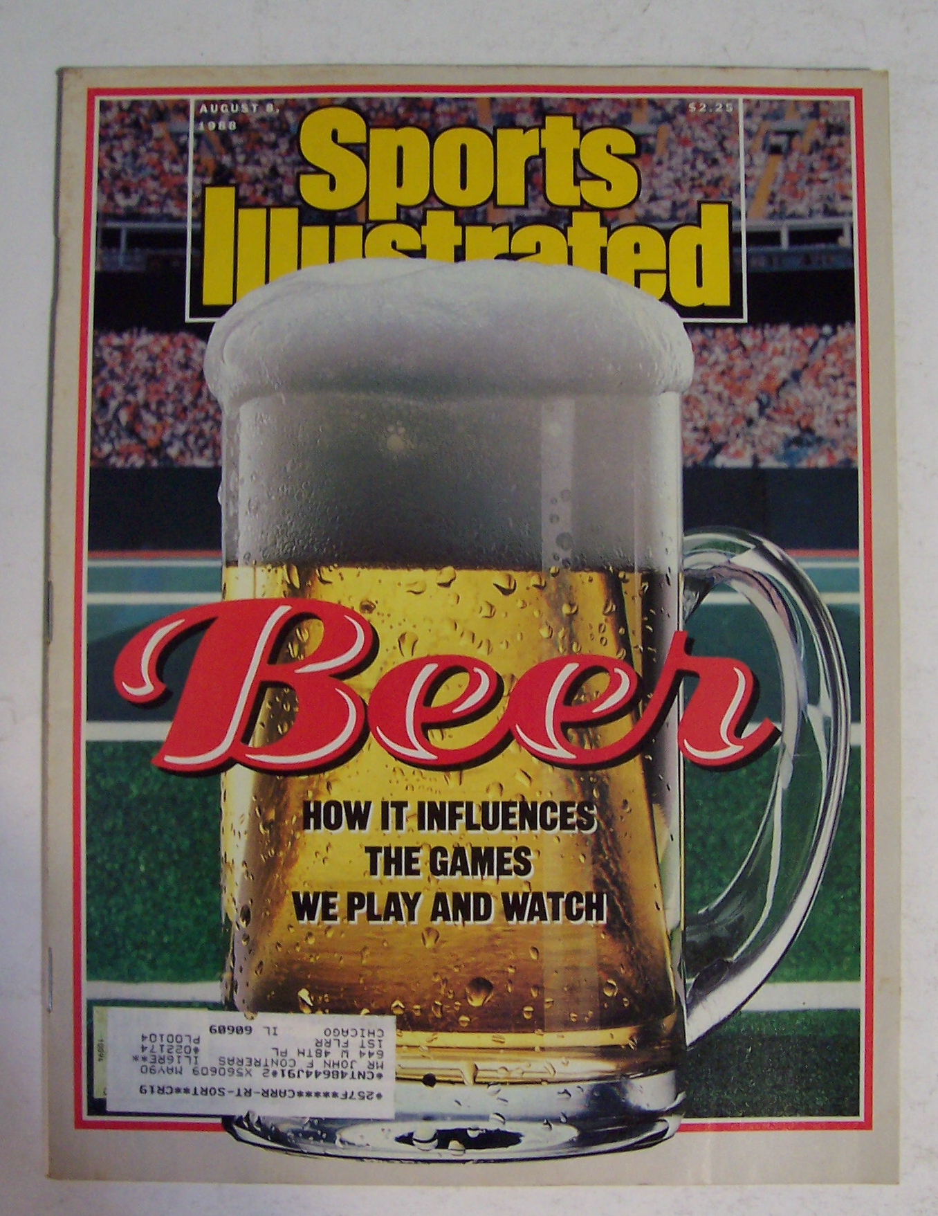 Sports Illustrated Magazine - August 8, 1988