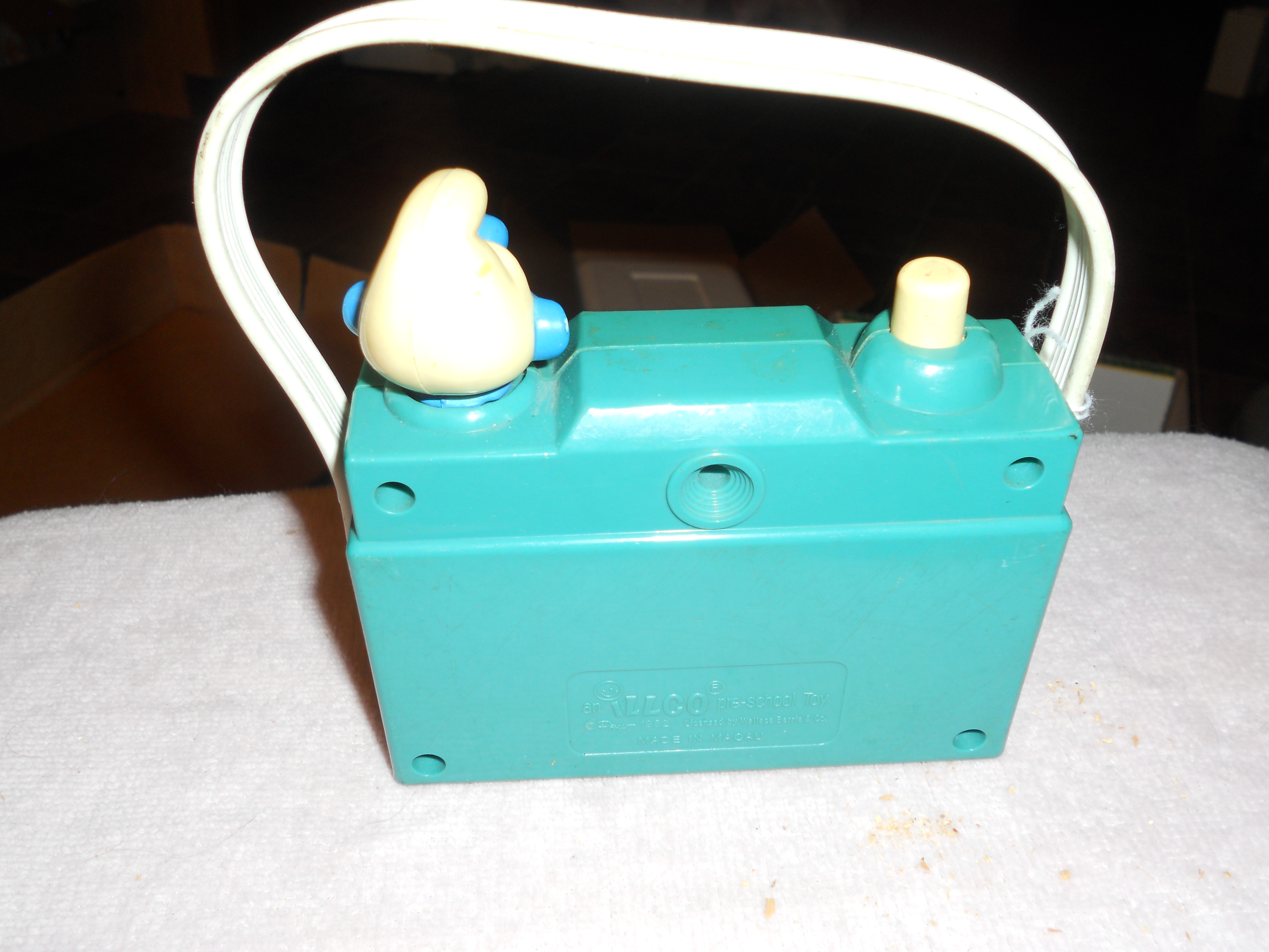 Smurfs Musical Camera Peyo 1982