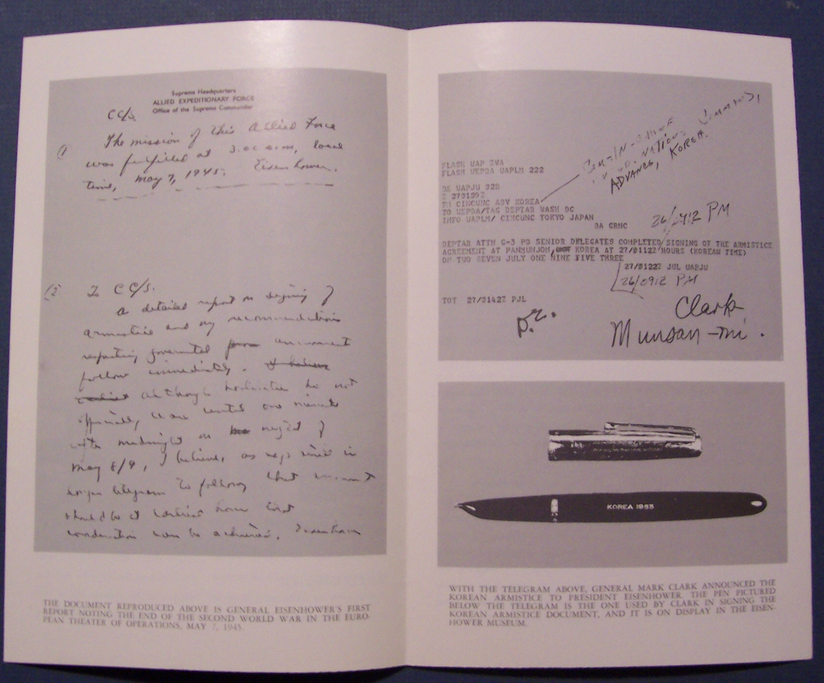 Presidential Library 1969 Dwight D. Eisenhower Pamphlet