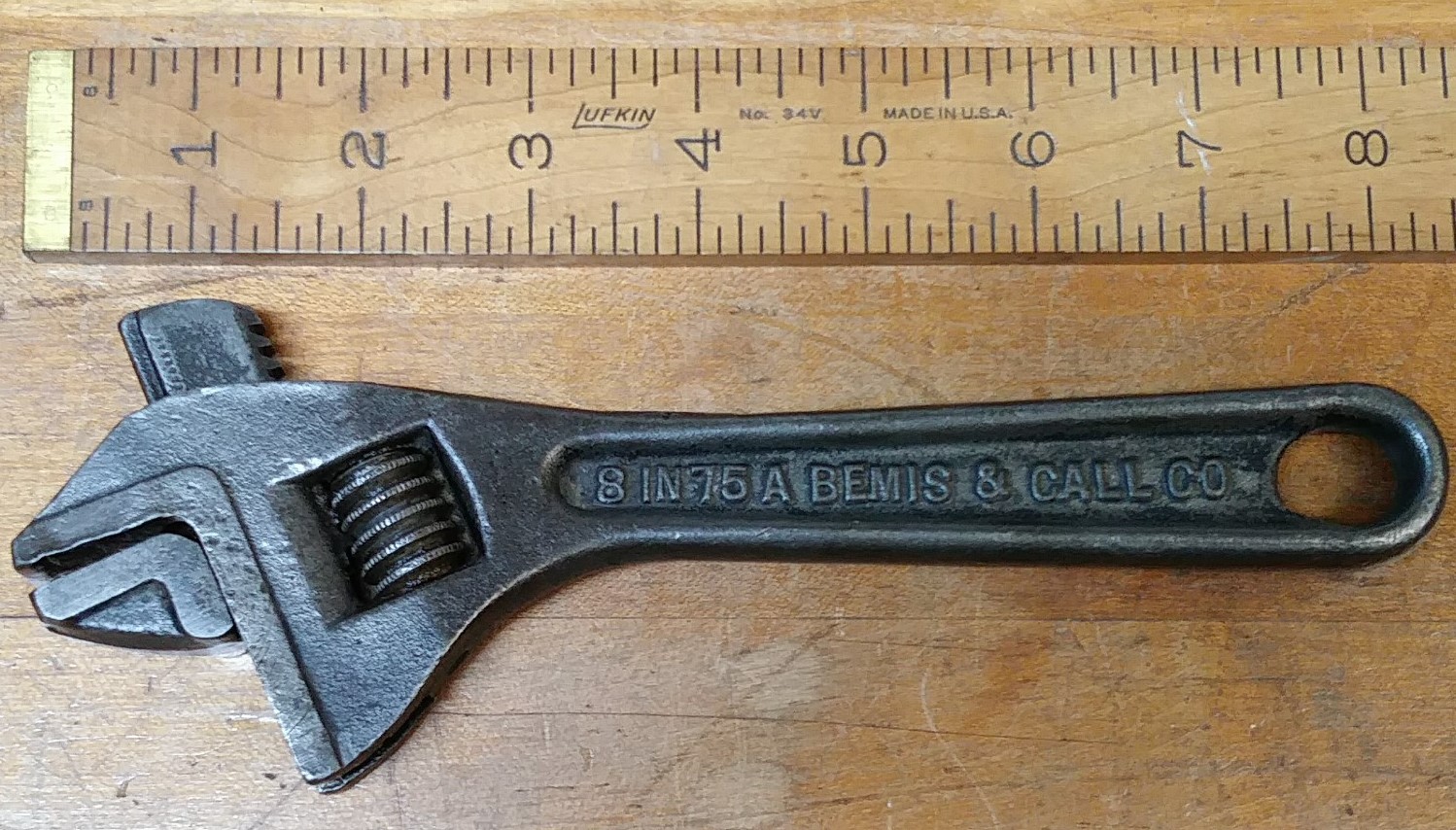 Bemis & Call Adjustable Offset Wrench 8 inch