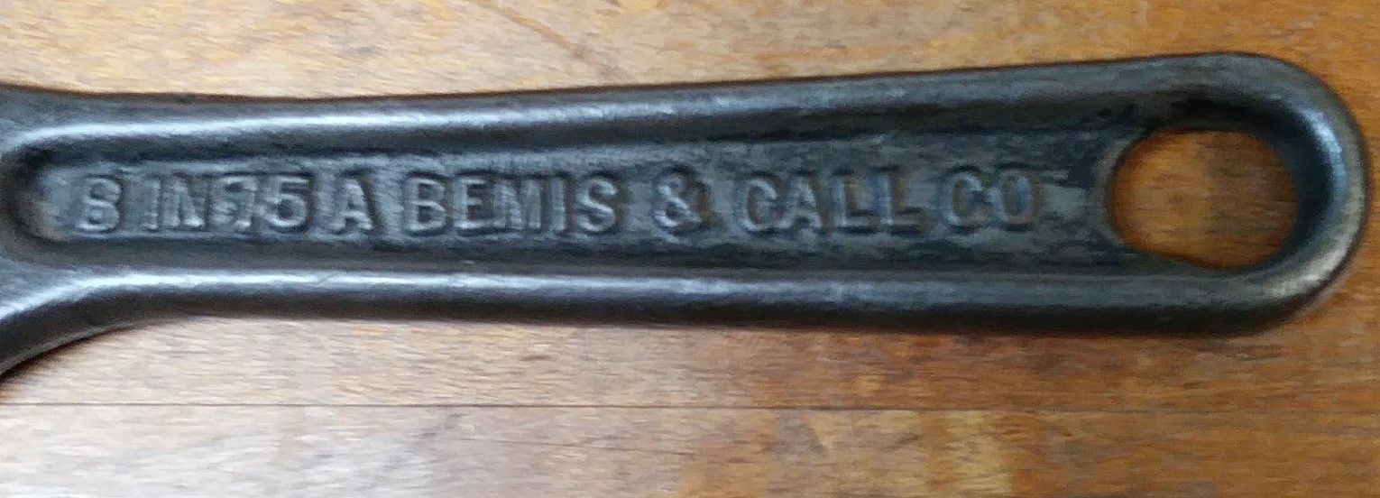 Bemis & Call Adjustable Offset Wrench 8 inch