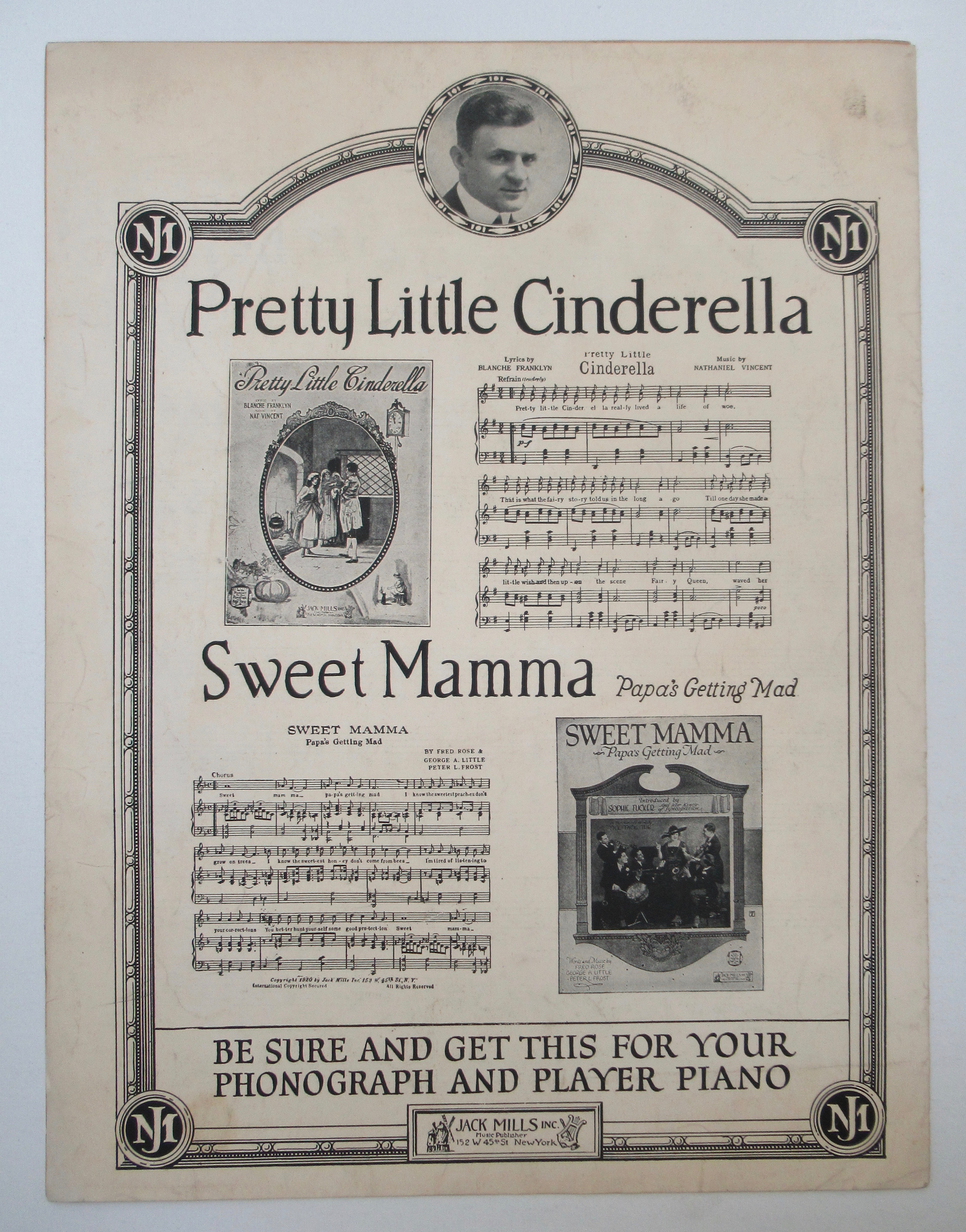 1921 Mazie Sheet Music