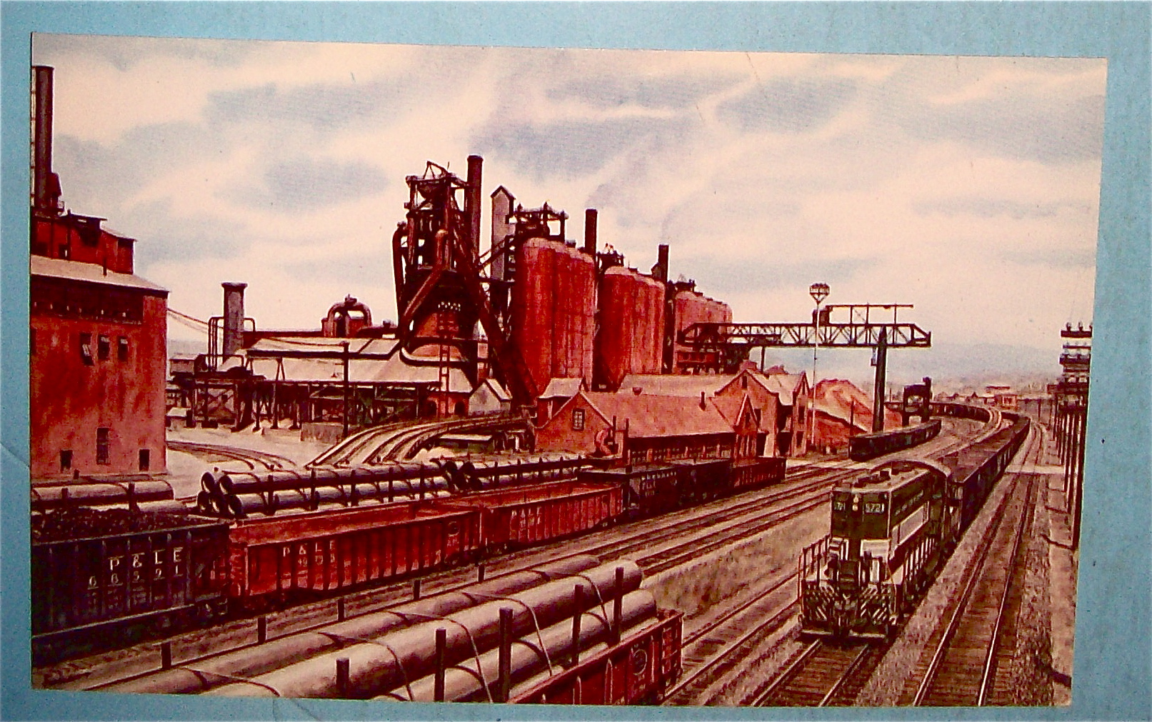 Blast Furnaces Of The National Tube Division Postcard