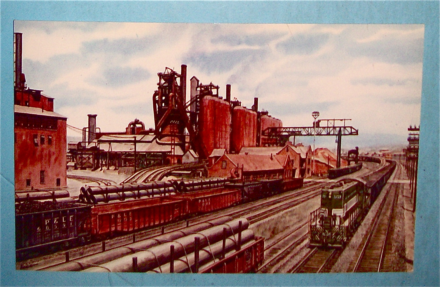 Blast Furnaces Of The National Tube Division Postcard
