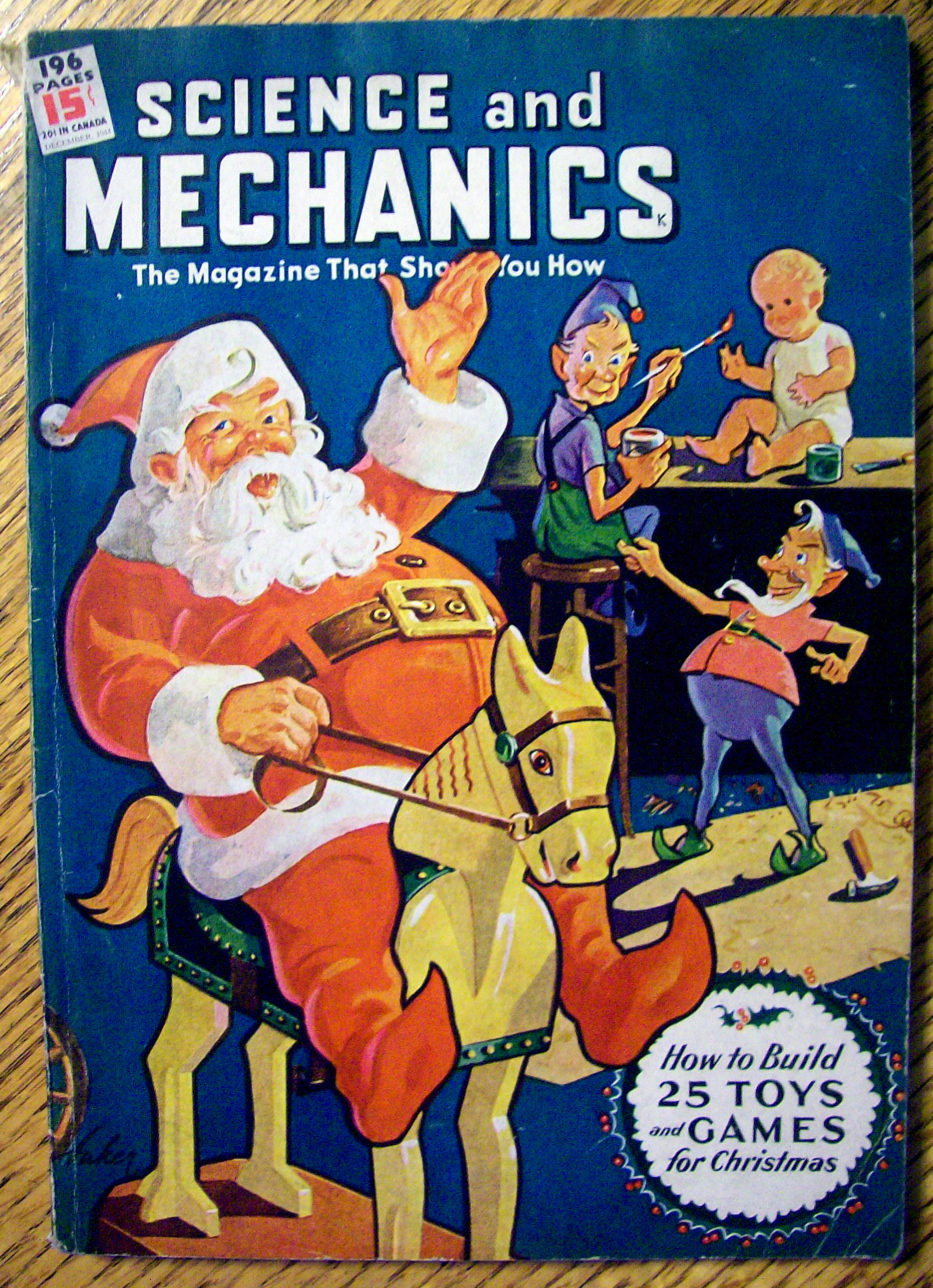 Science & Mechanics December 1944 How To Build 25 Toys