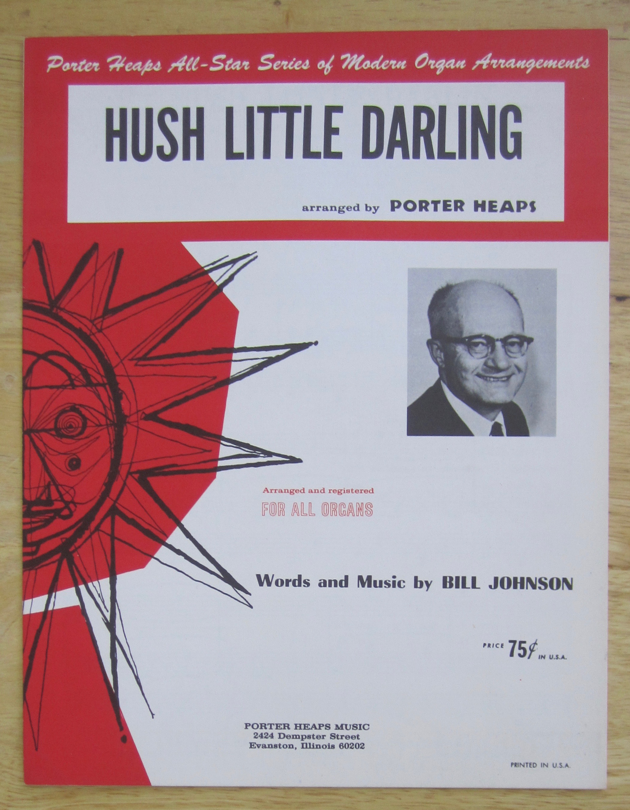 1966 Hush Little Darling Sheet Music