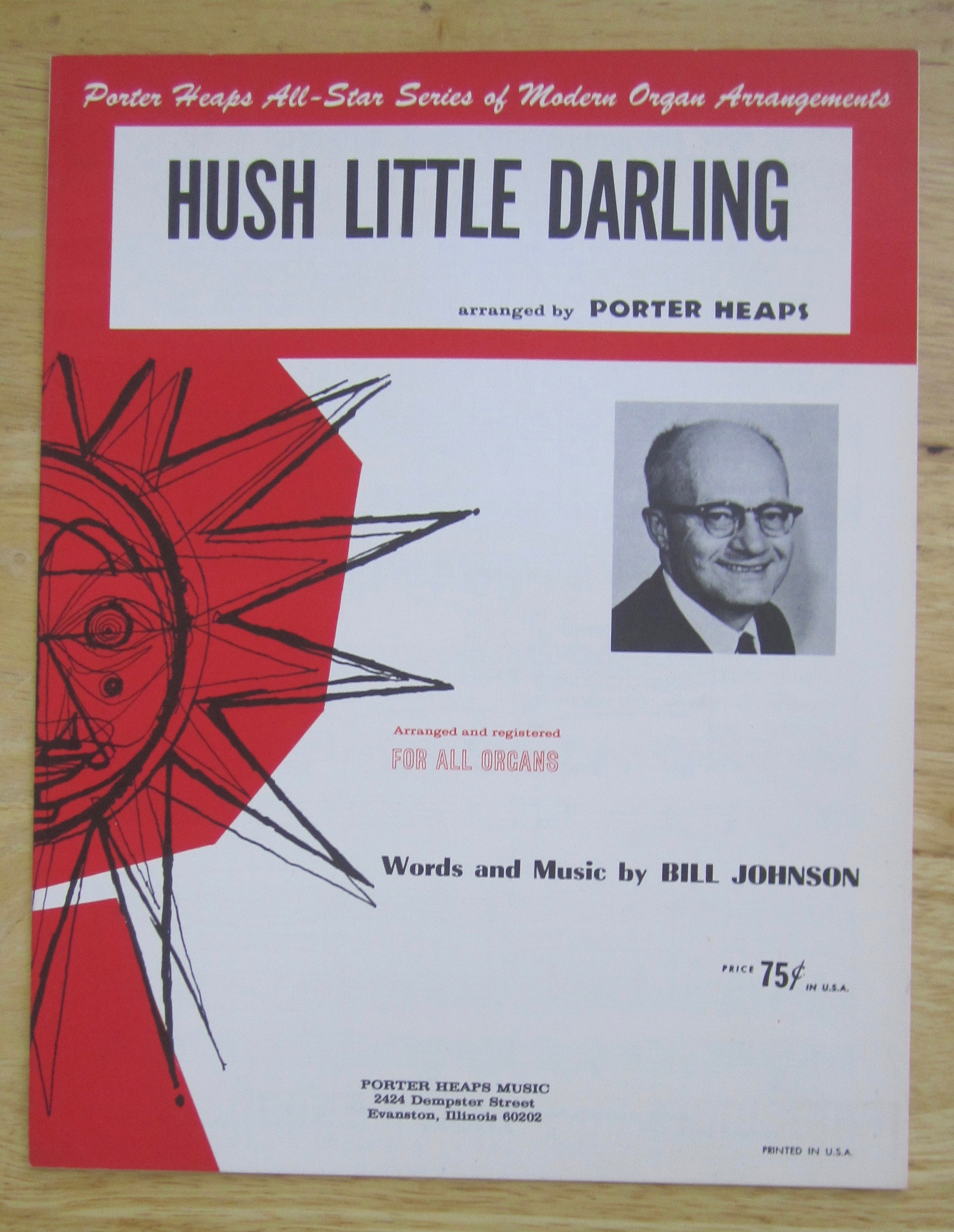 1966 Hush Little Darling Sheet Music