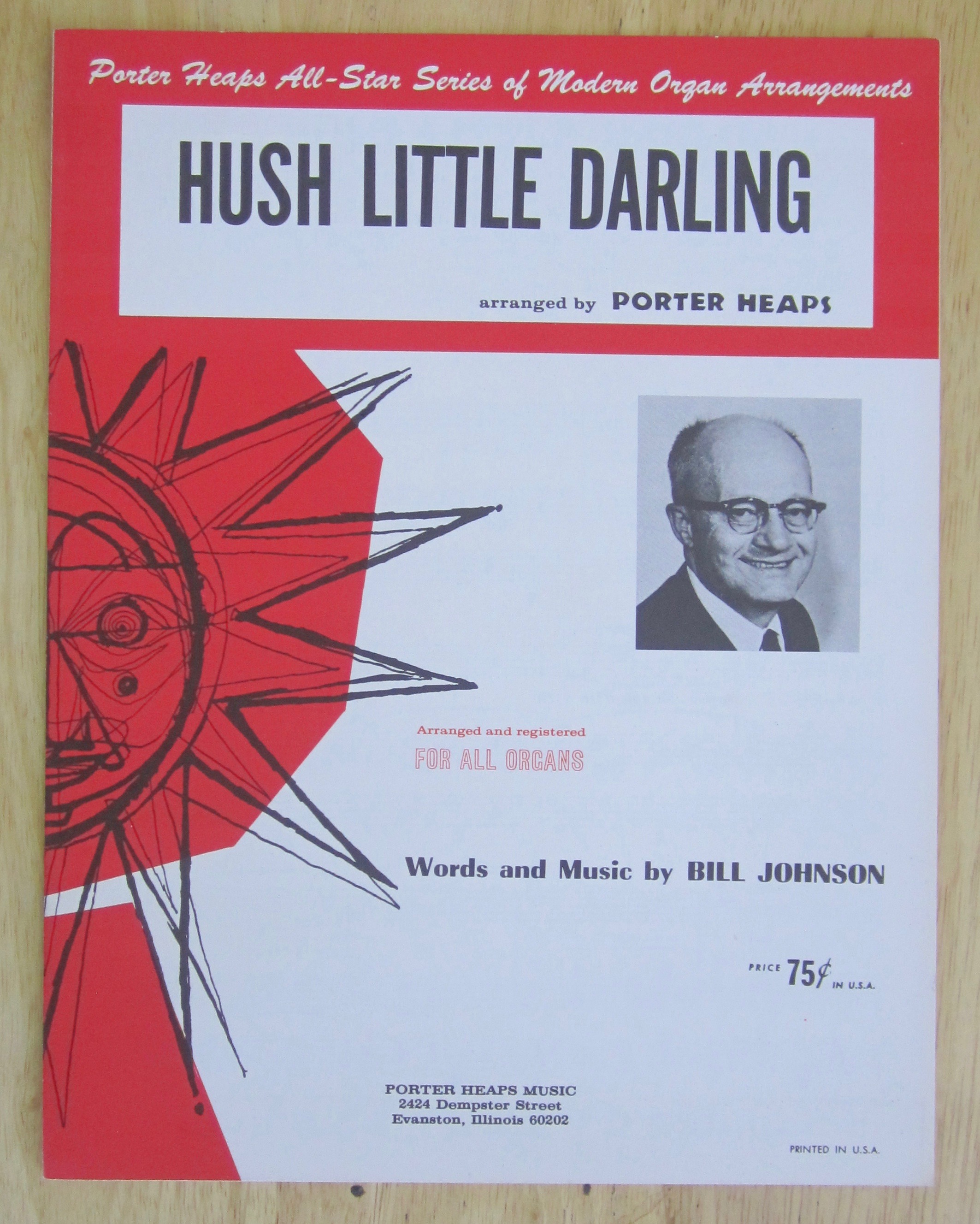 1966 Hush Little Darling Sheet Music