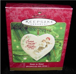 Sister to Sister 2000 Hallmark Ornament