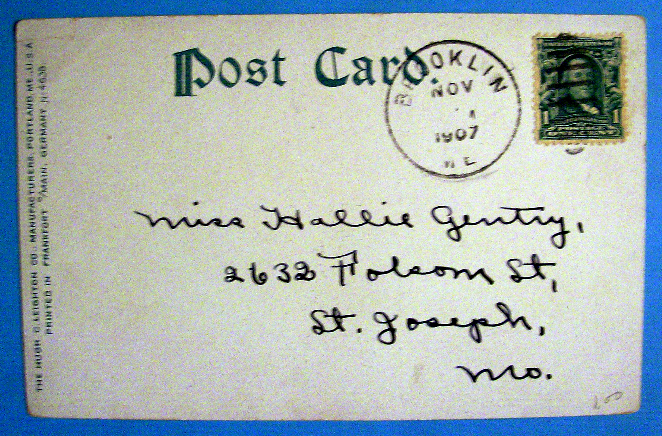 Wreck at Willard Beach Postcard