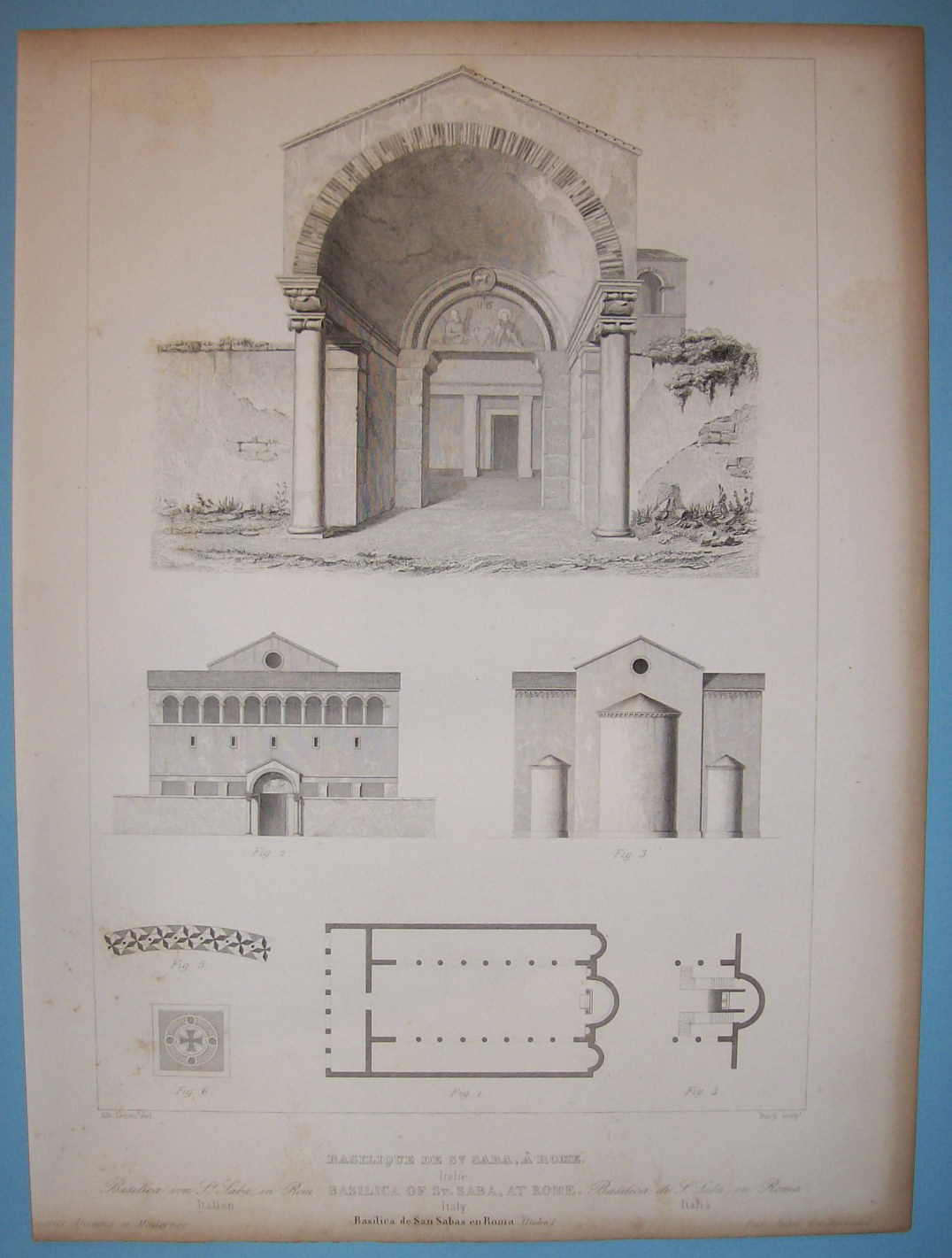 Basilique De St Saba, A. Rome