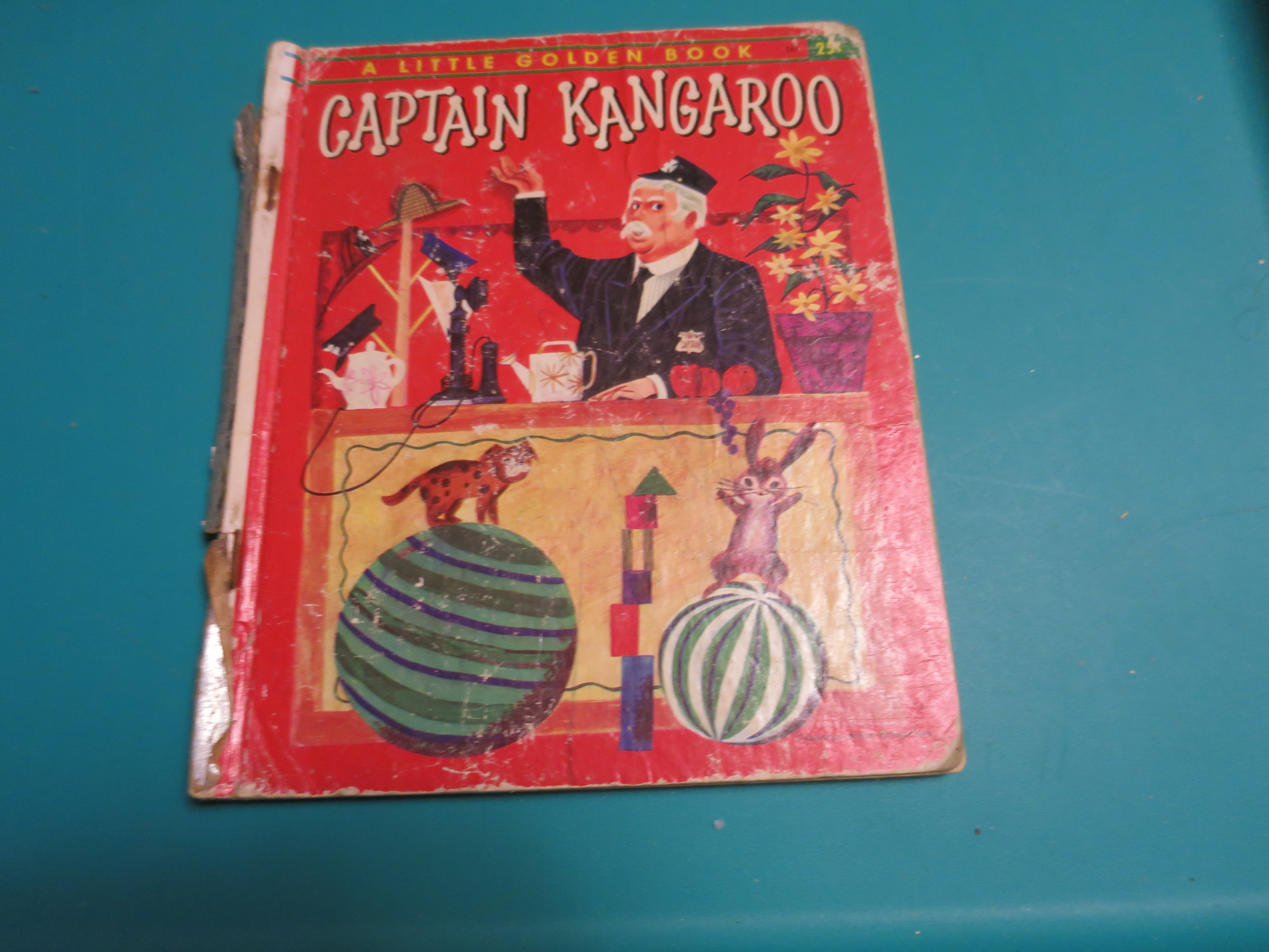 Captain Kangaroo a Little Golden book 1956