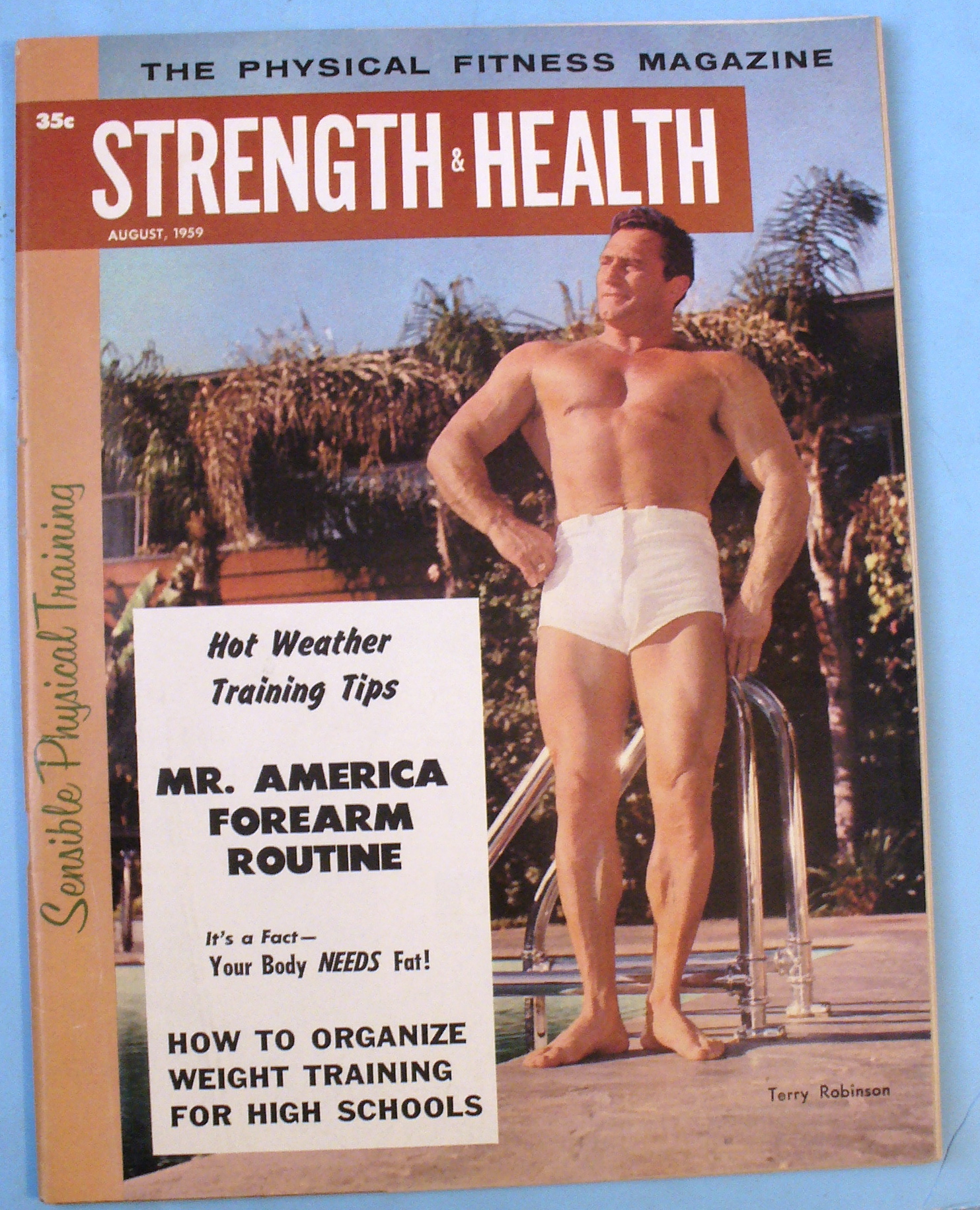 Strength & Health Magazine, August 1959 Terry Robinson