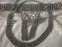 Sparkling Bracelet Necklace & Earrings