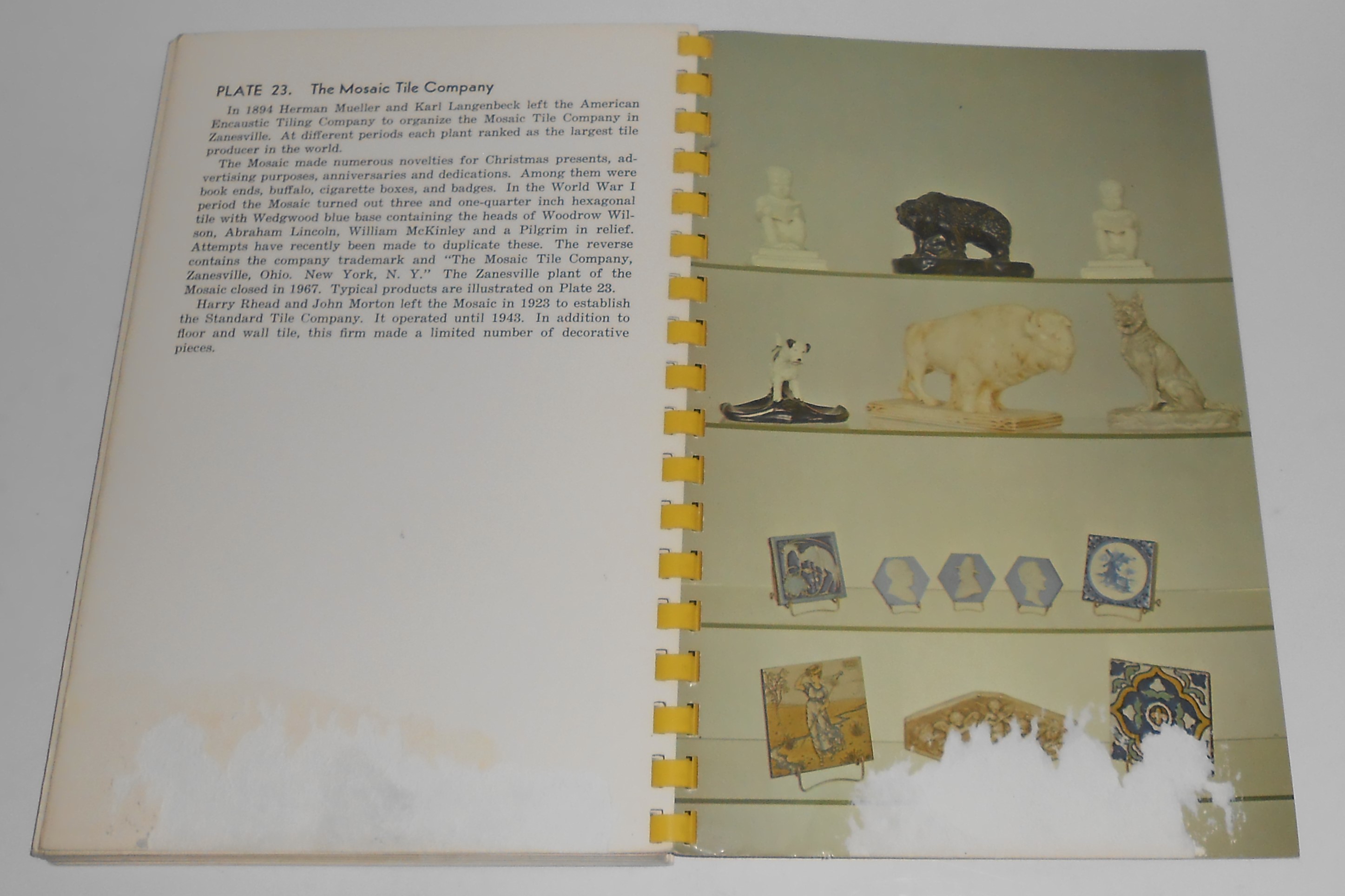 1968 Zanesville Art Pottery 1st Edition Book 2nd Printi
