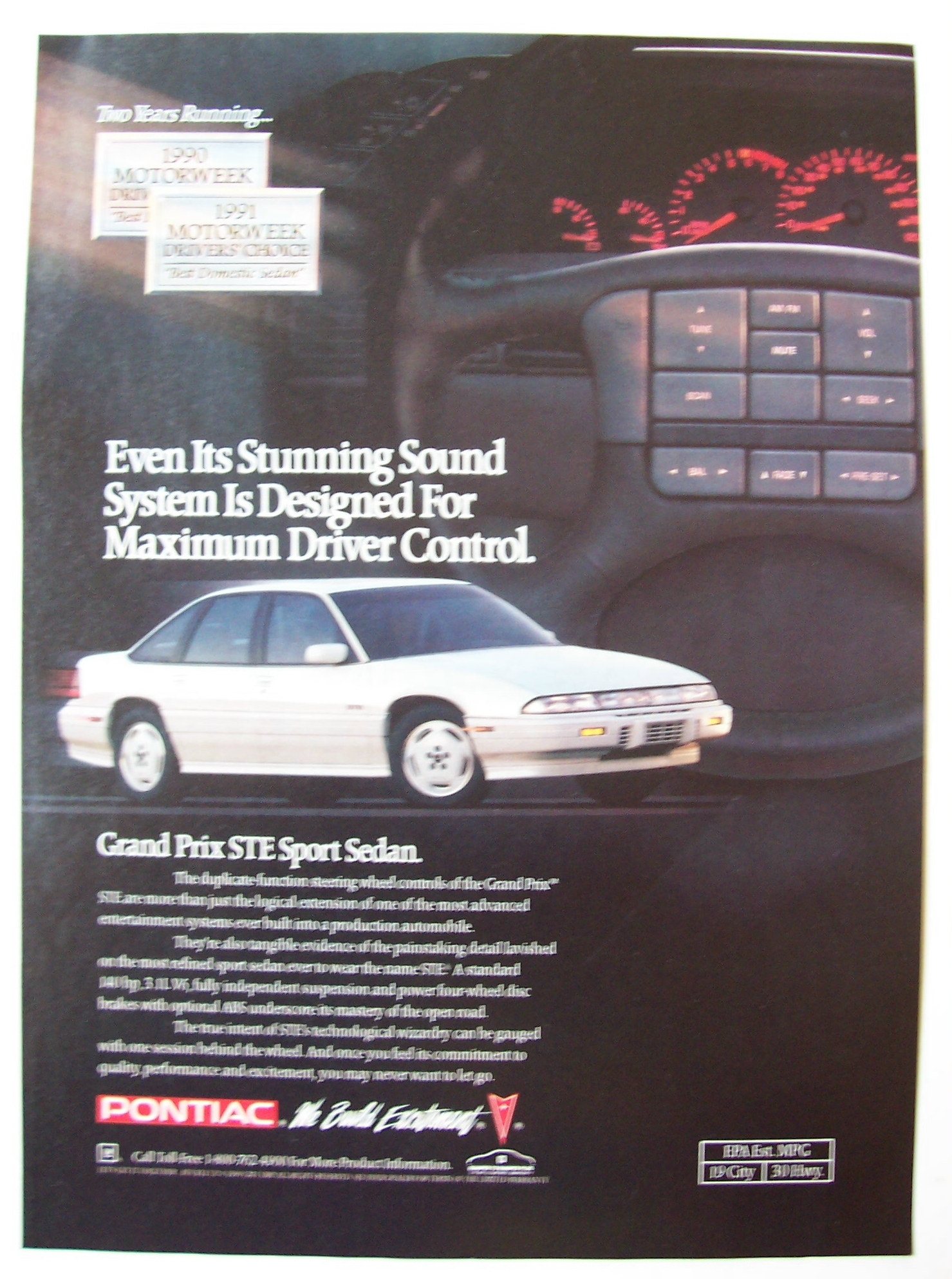 1991 Pontiac Grand Prix STE Sport Sedan