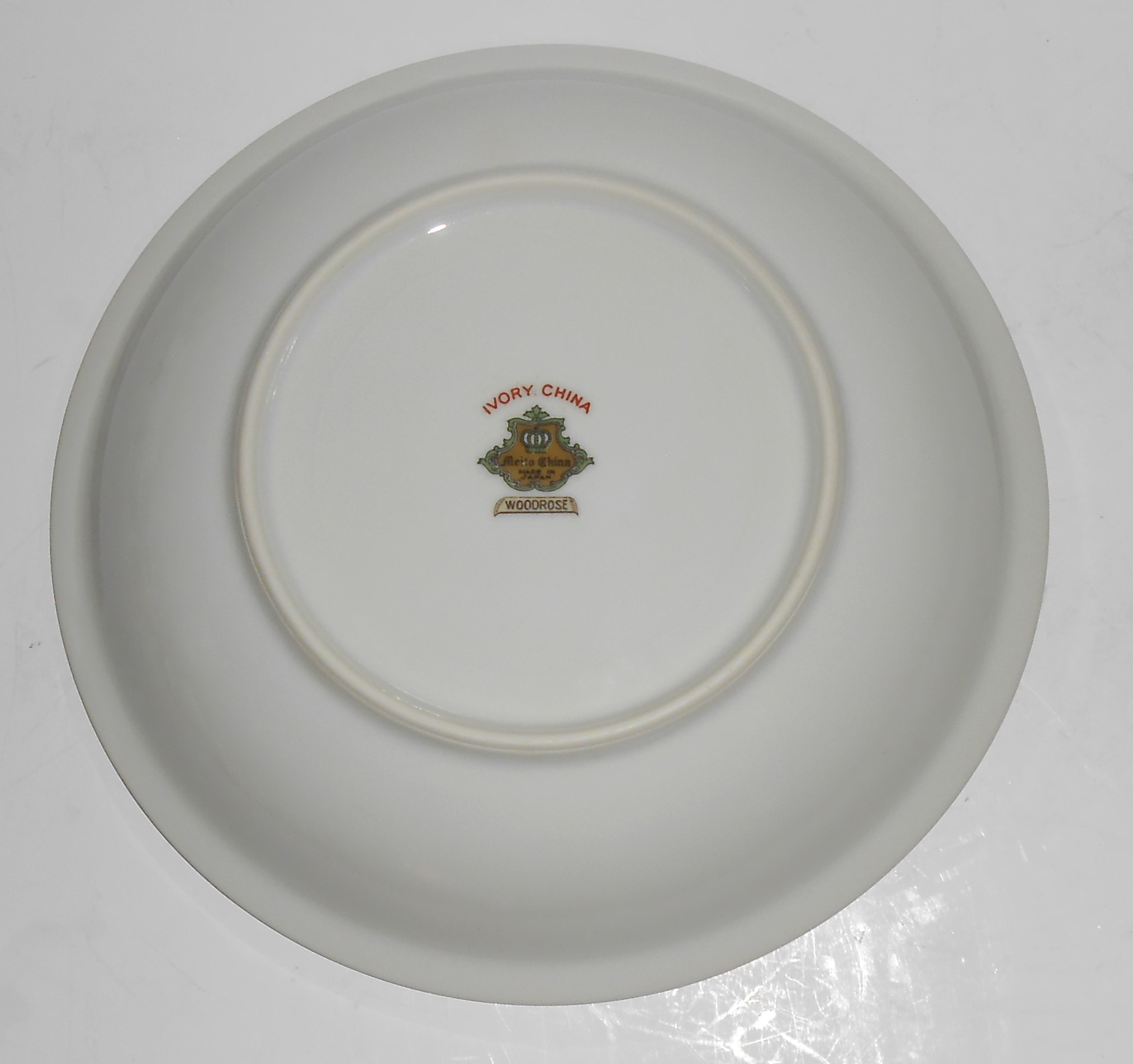 Meito China Porcelain Japan Woodrose Soup Bowl