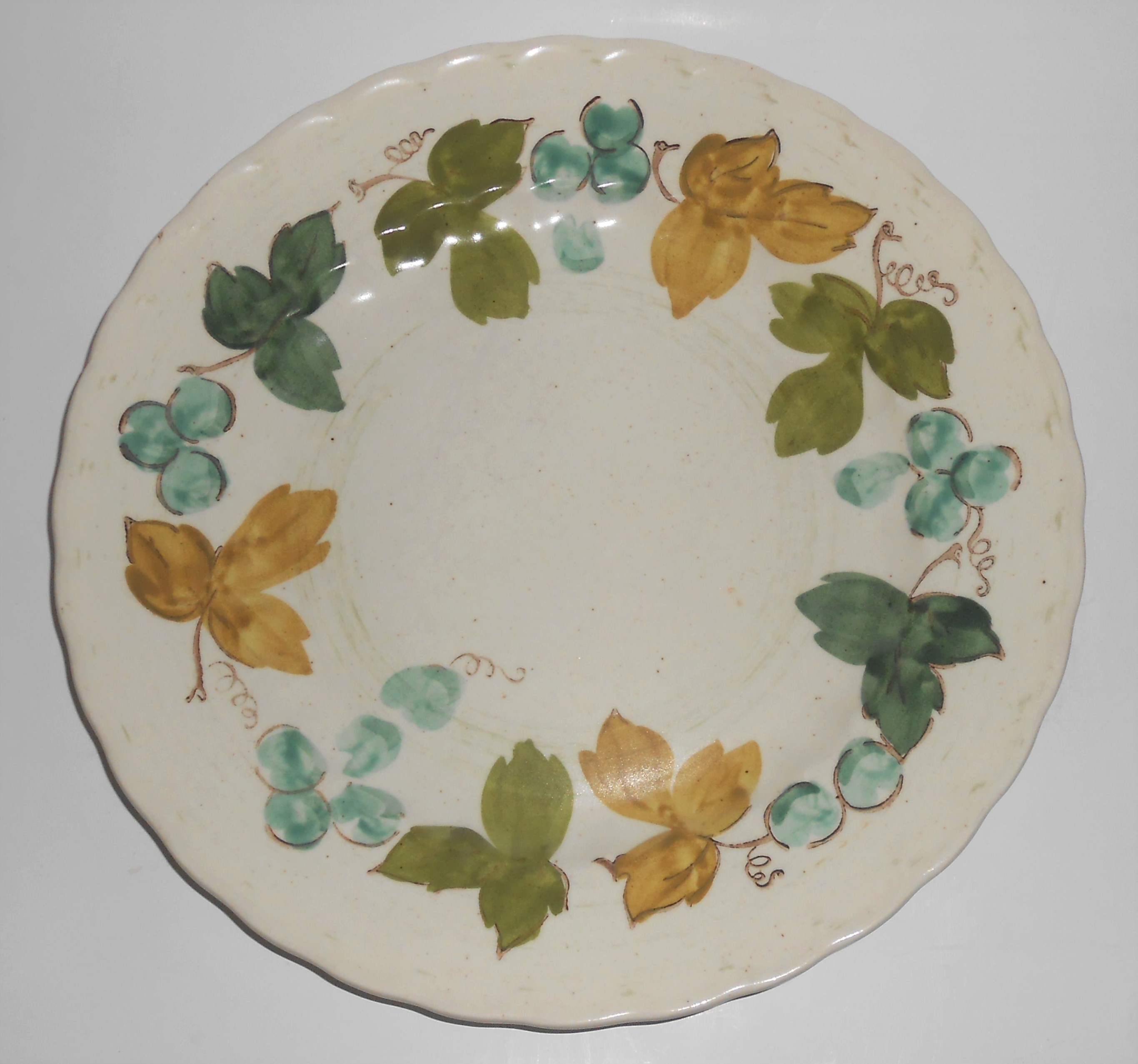 Metlox Pottery Vernon Ware Vineyard Dinner Plate