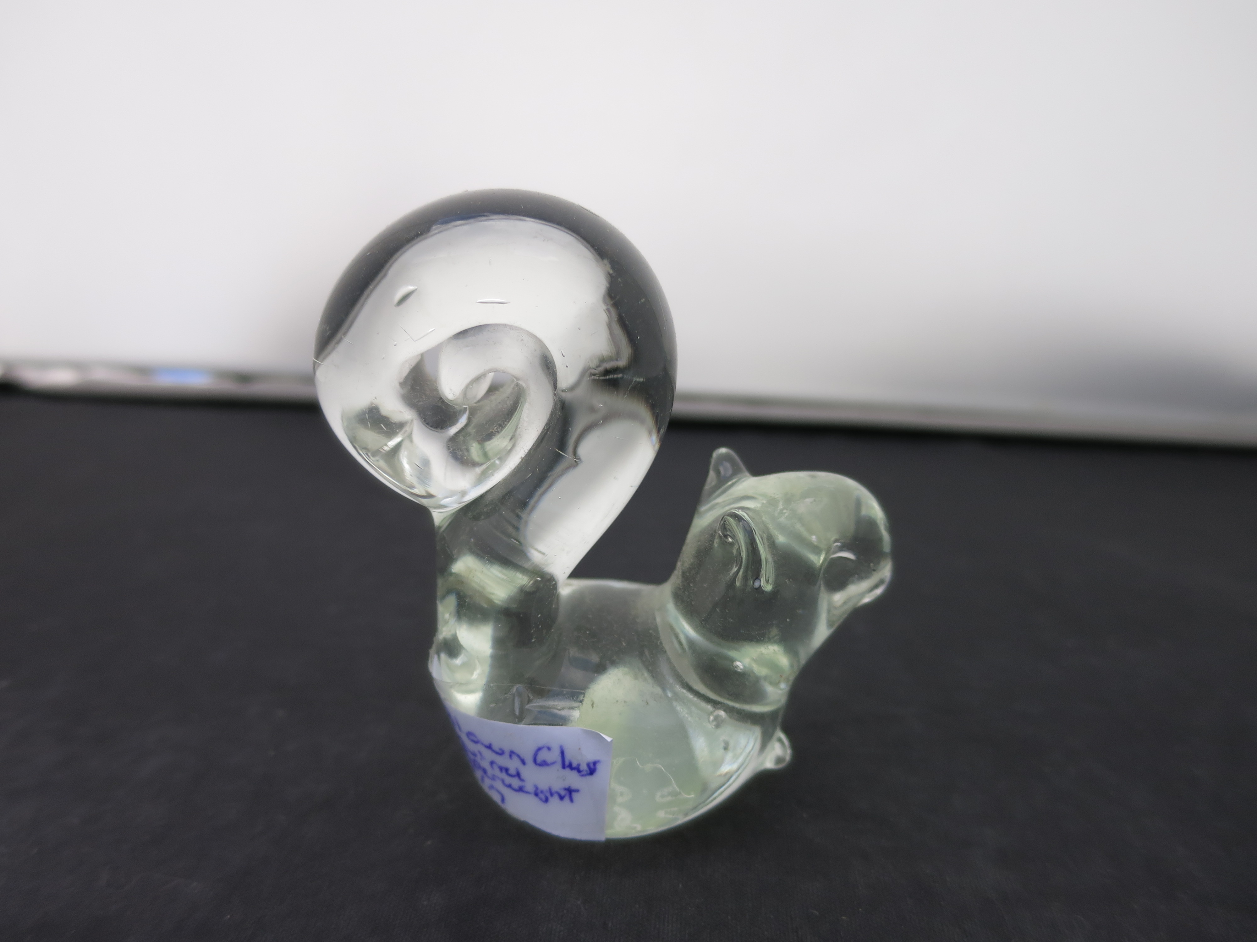 Blown Glass Squirrel Paperweight