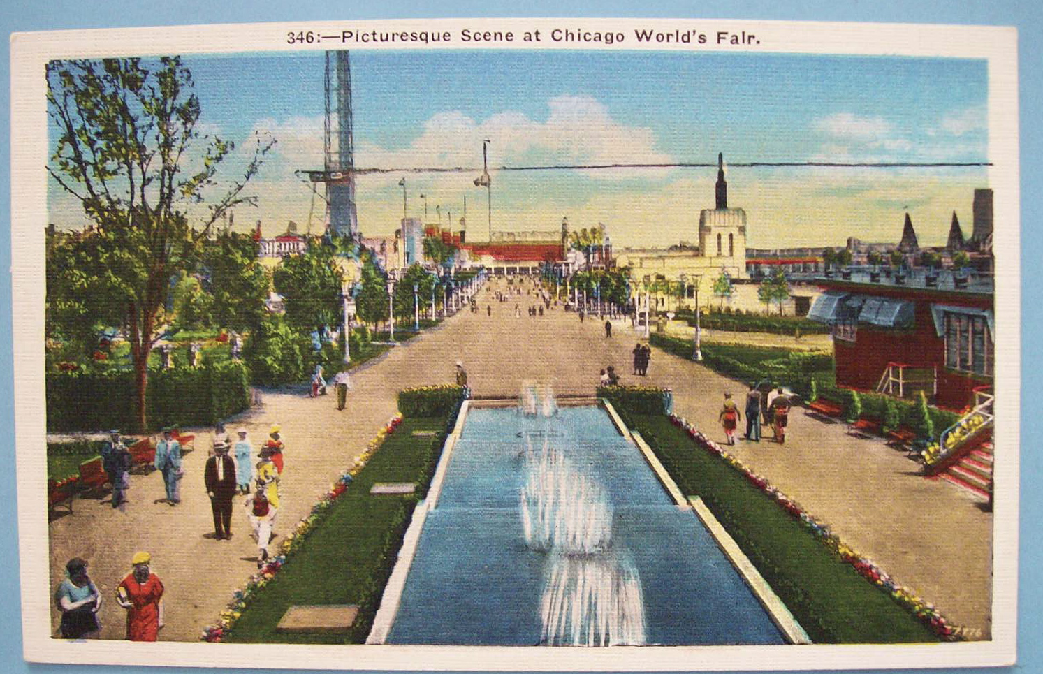 1933 Century Of Progress Chicago World's Fair Postcard