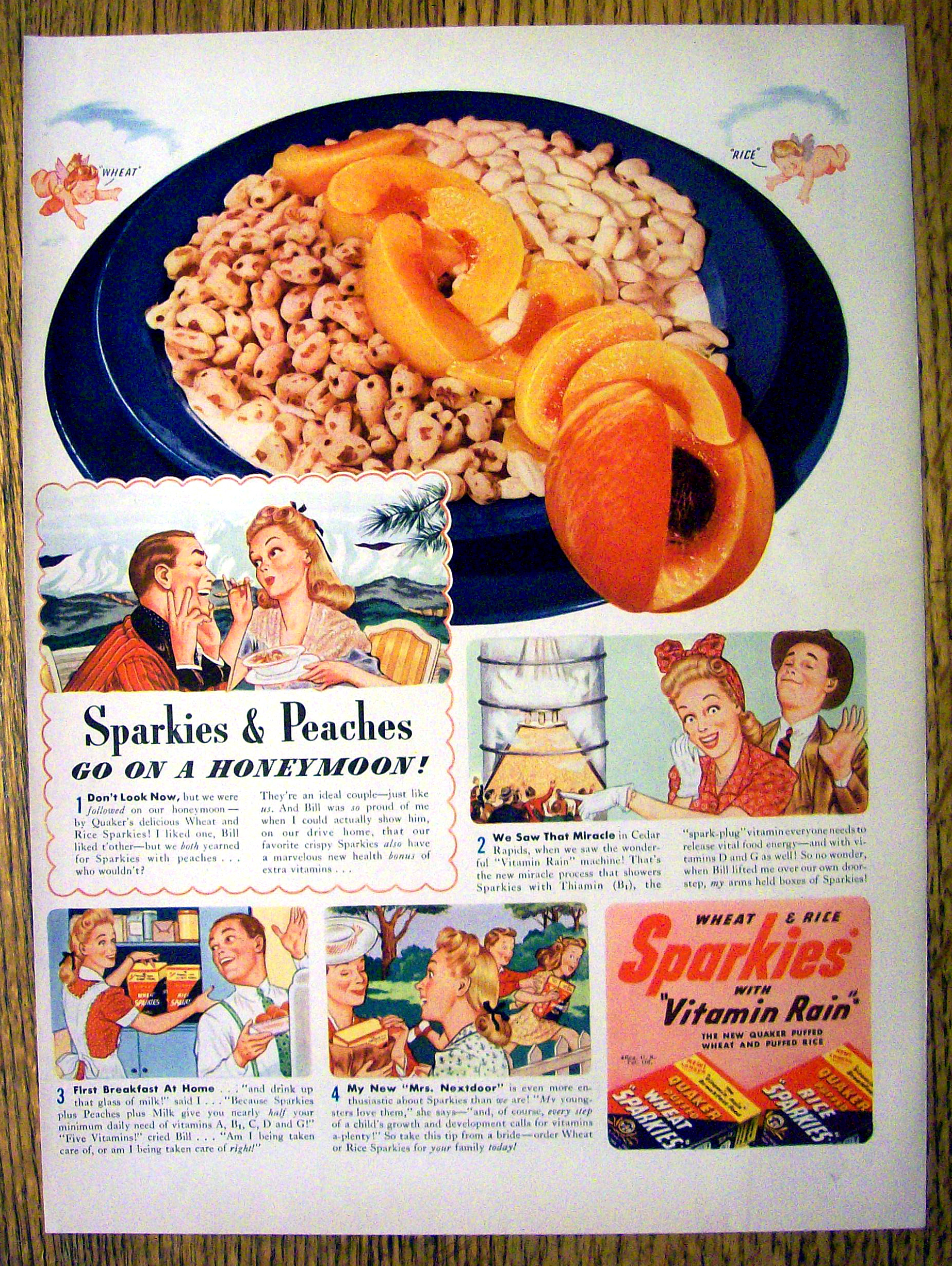 1941 Quaker Sparkies Cereal