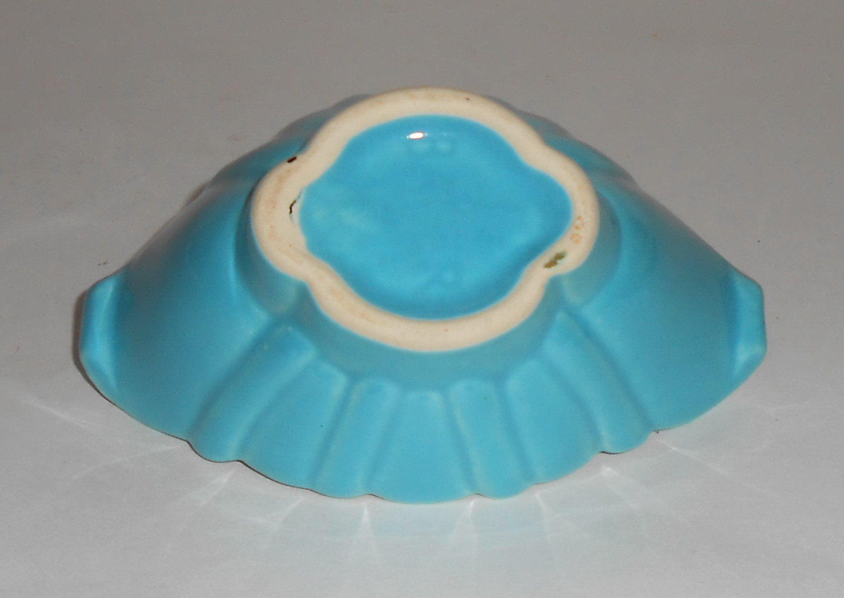 Bauer Pottery Cal-Art Ray Murray Turquoise Candlestick!