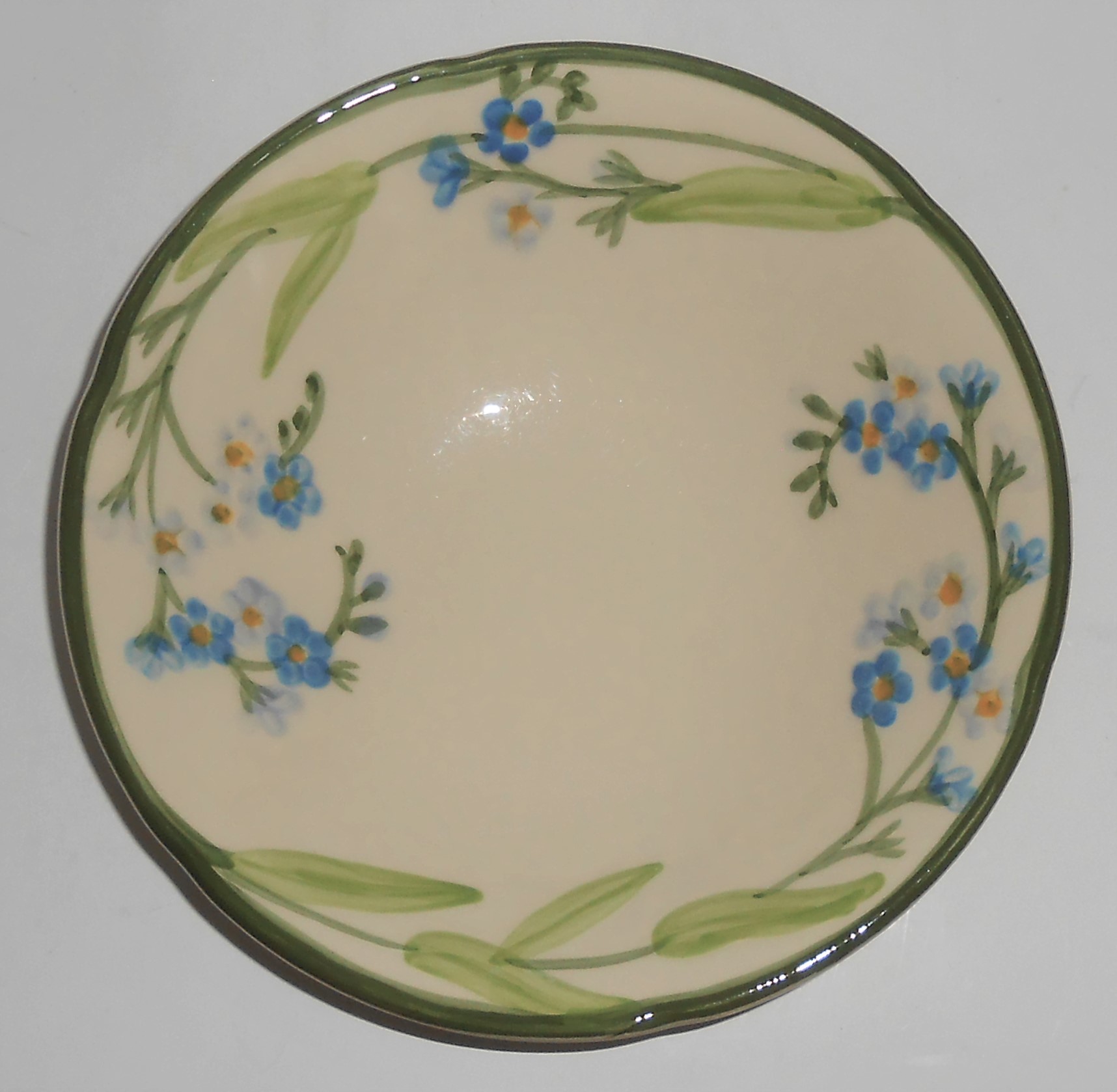 Franciscan Pottery Forget Me Not Cereal Bowl