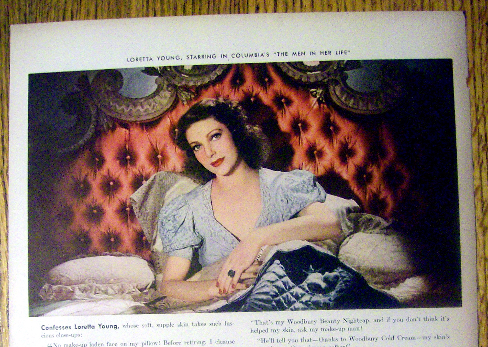 1941 Woodbury Cold Cream with Loretta Young