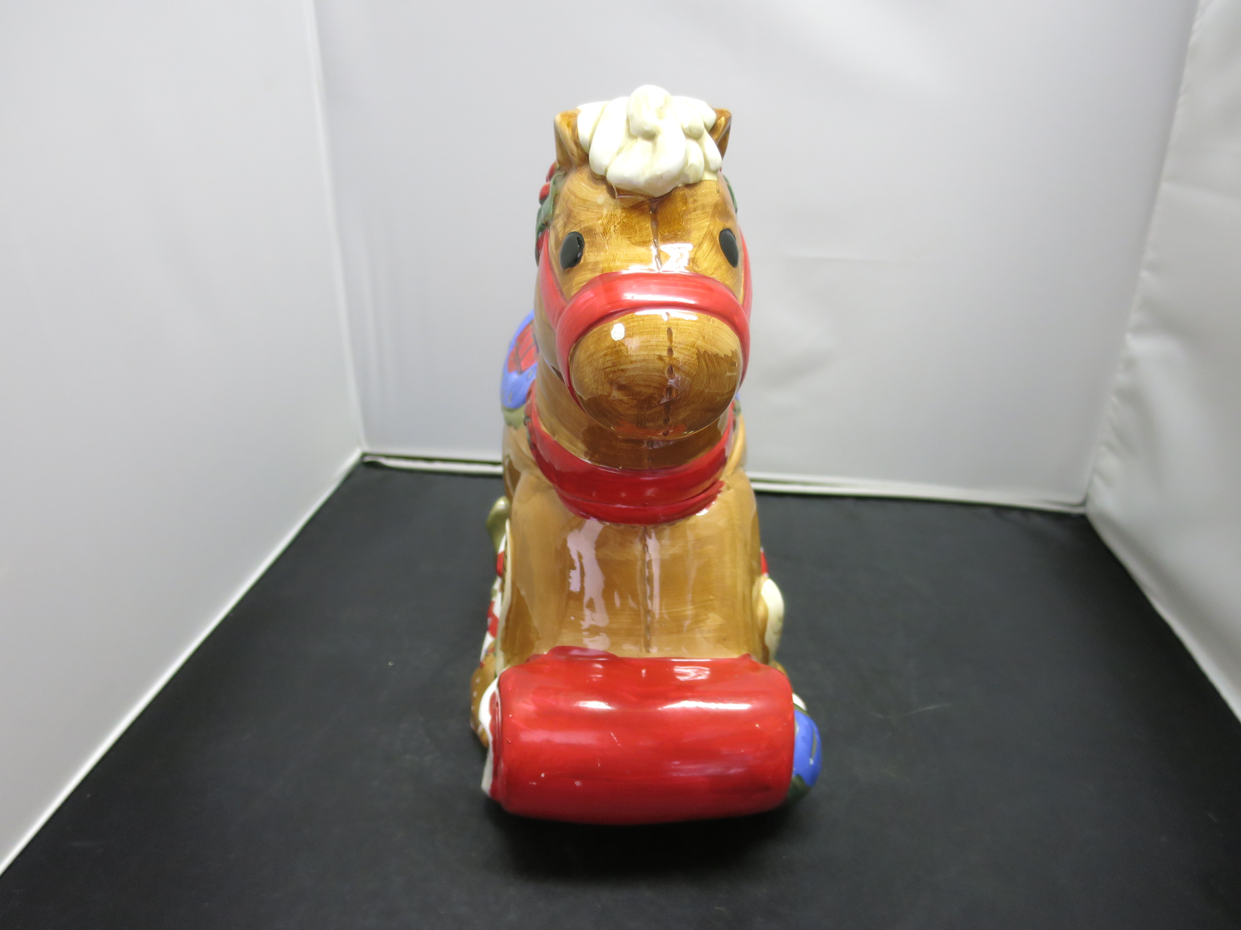 Rocking Horse Cookie Jar Celebrate the Season