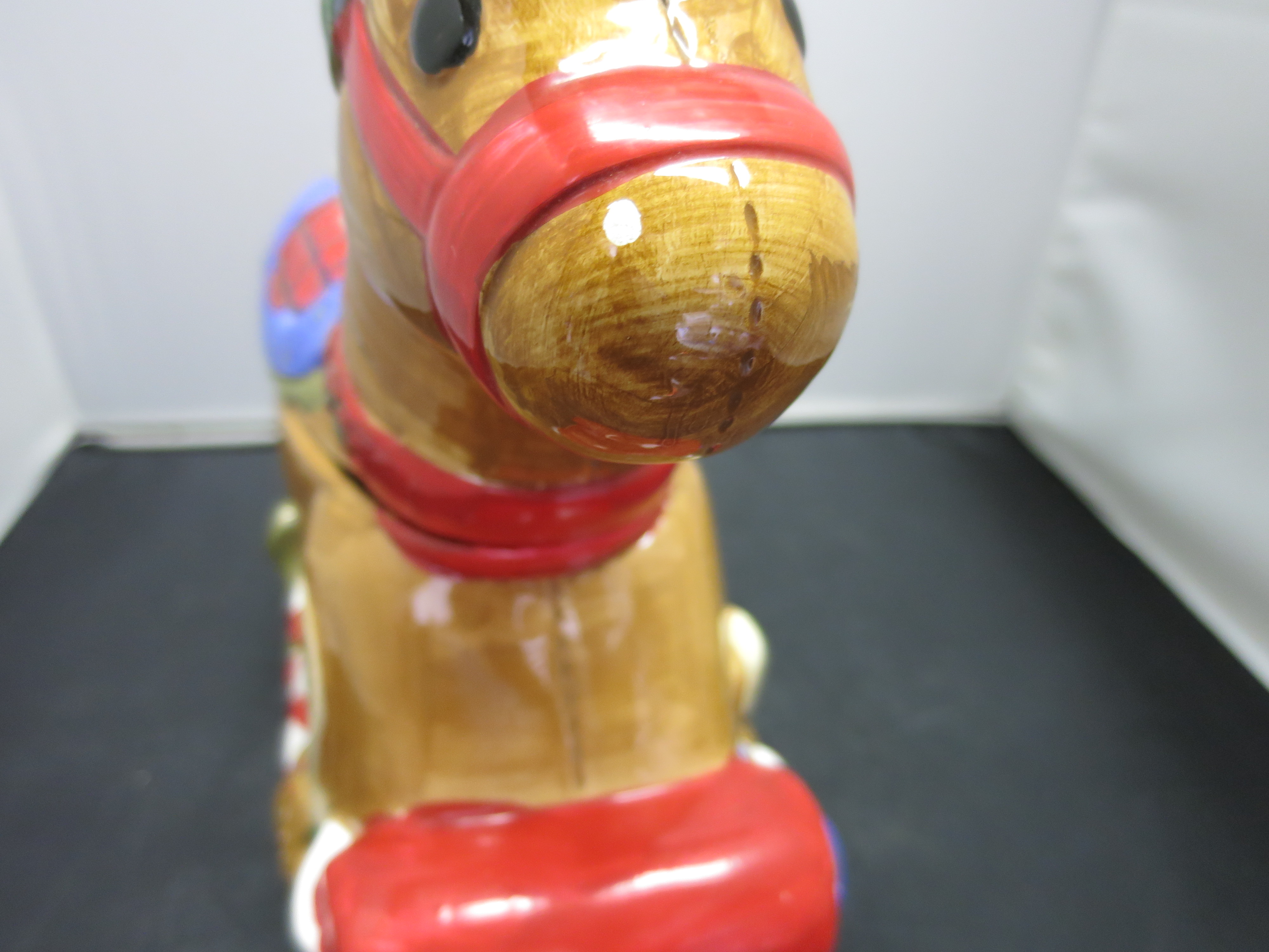 Rocking Horse Cookie Jar Celebrate the Season