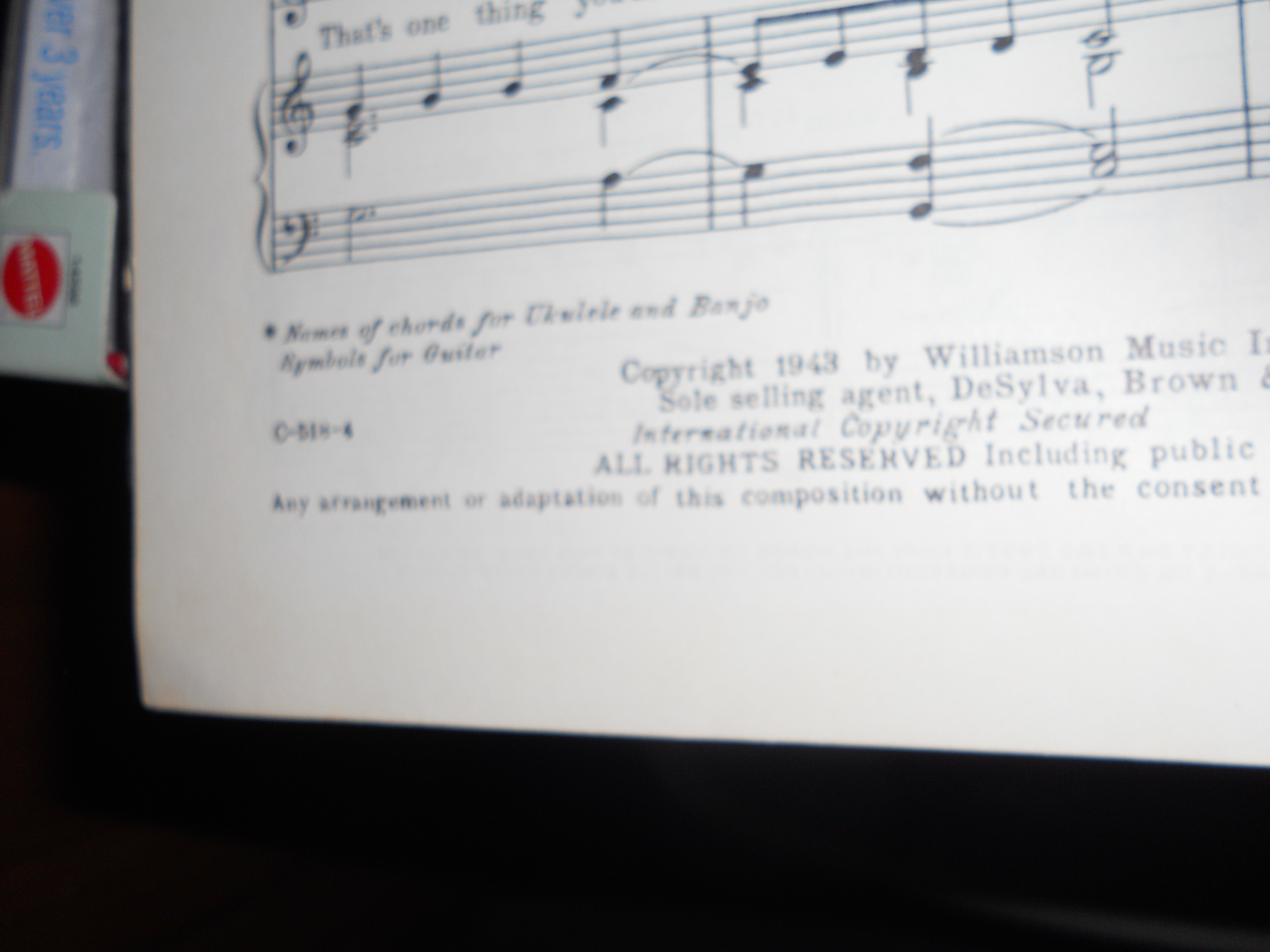 Oklahoma Sheet Music Rogers & Hammerstein