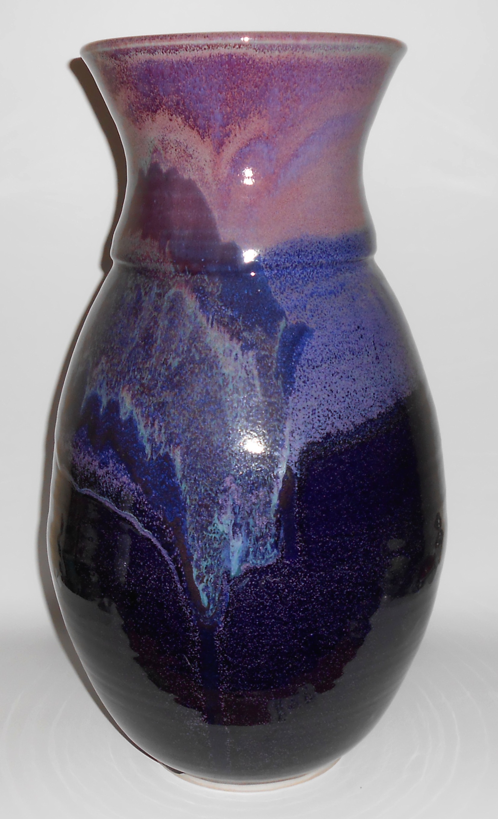 Orcas Island Studio Pottery Wheel Thrown Massive Vase!