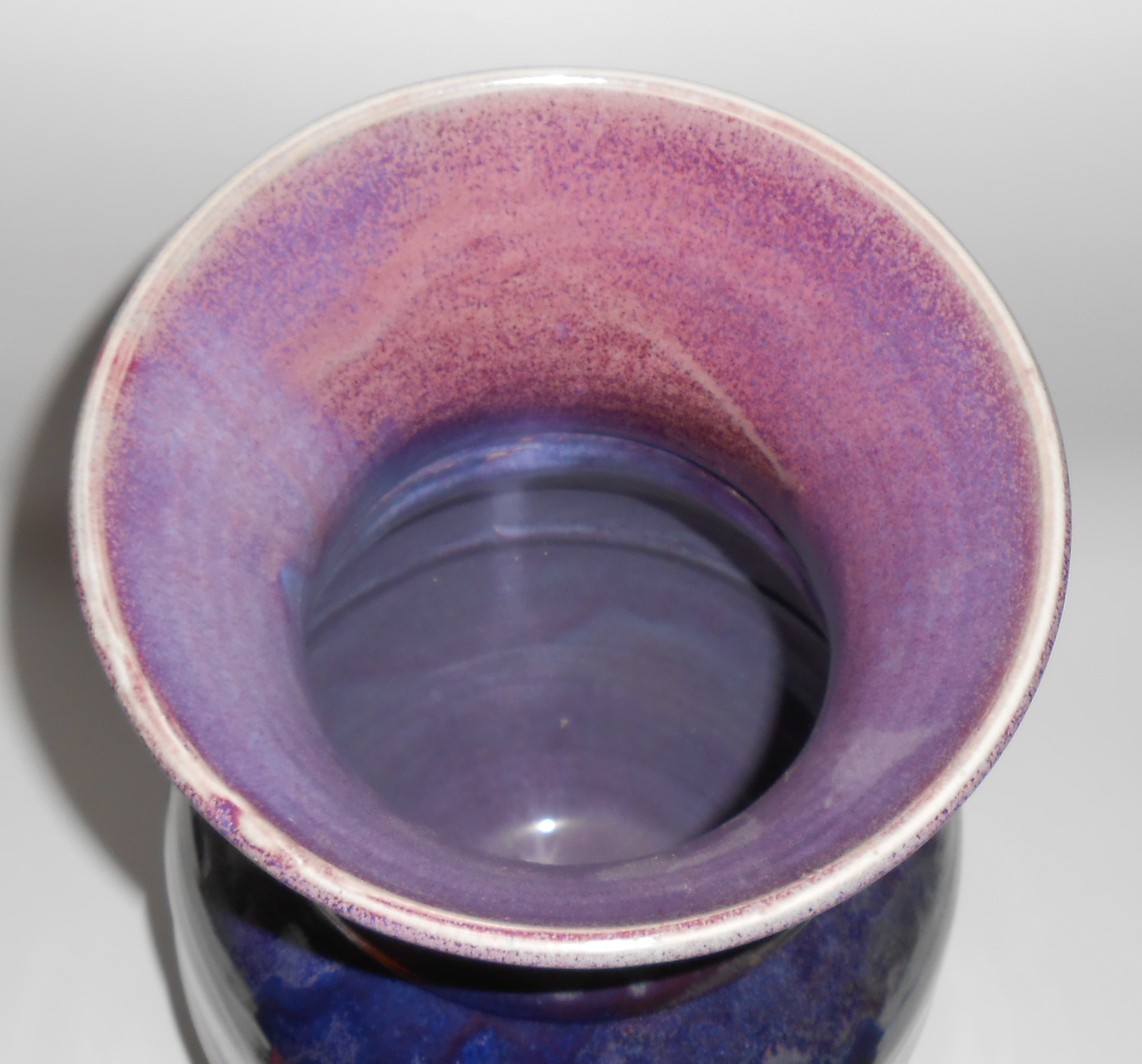 Orcas Island Studio Pottery Wheel Thrown Massive Vase!