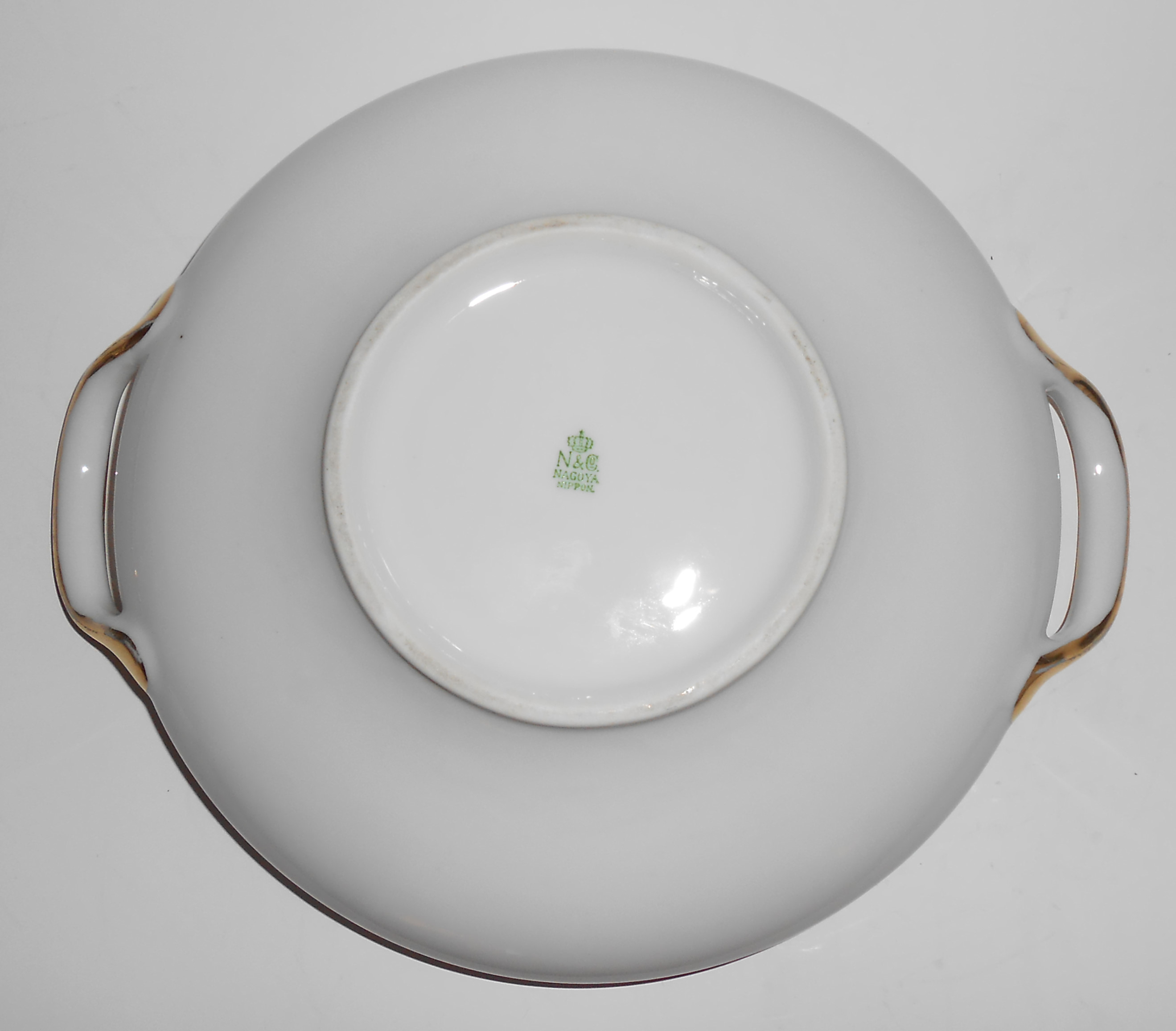 Nagoya Shokai Japan Porcelain China Roses Casserole