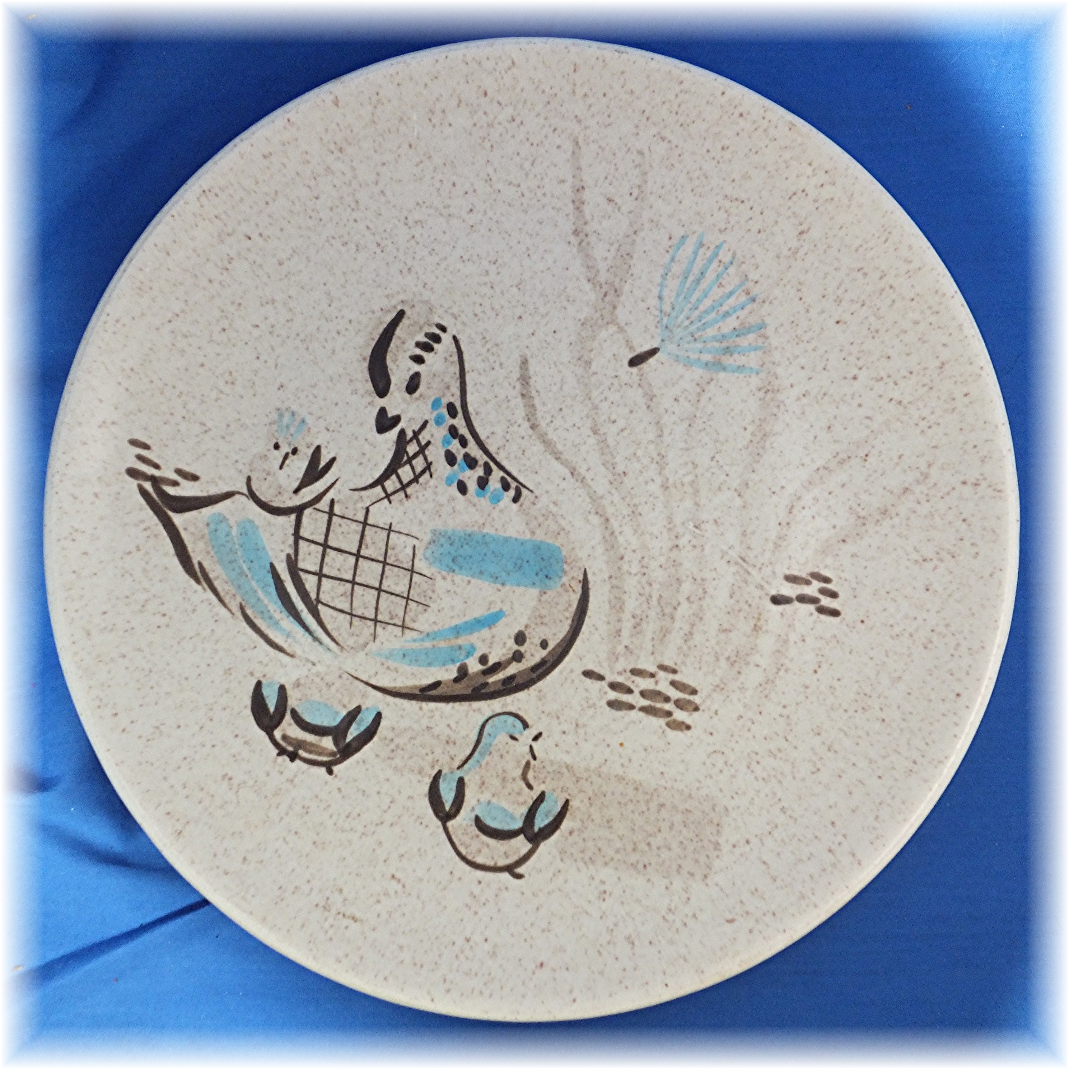 Dinner Plate in the Bob White pattern by Red Wing China