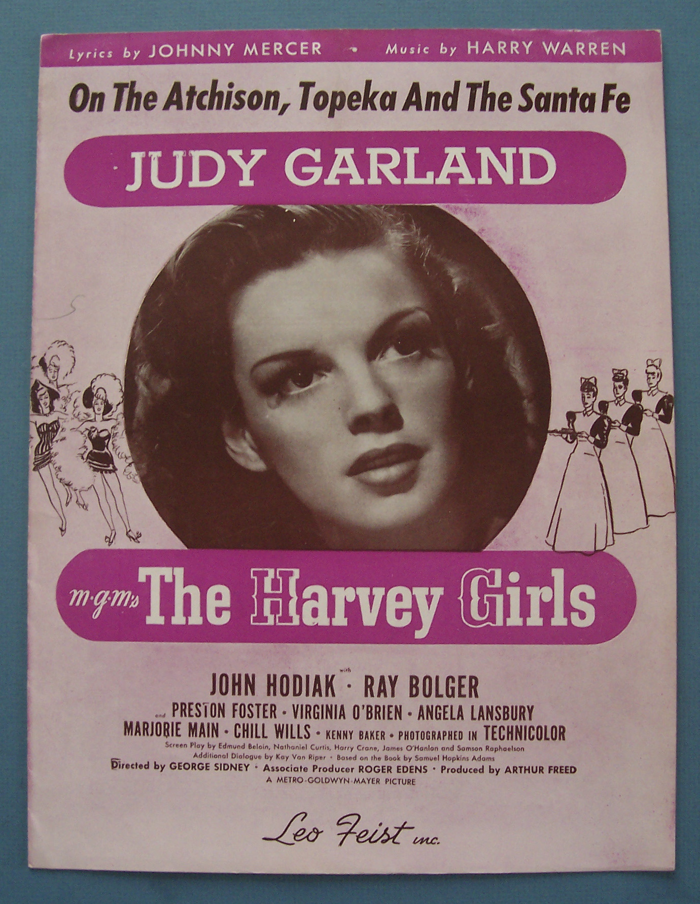 Sheet Music / 1945 On The Atchinson, Topeka & Santa Fe