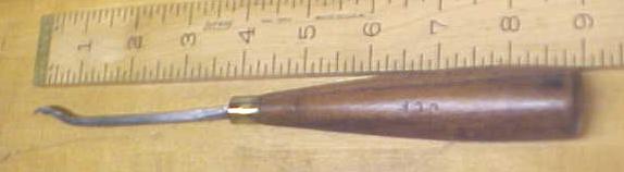 Antique Bent Front Gouge Chisel 5/16 inch