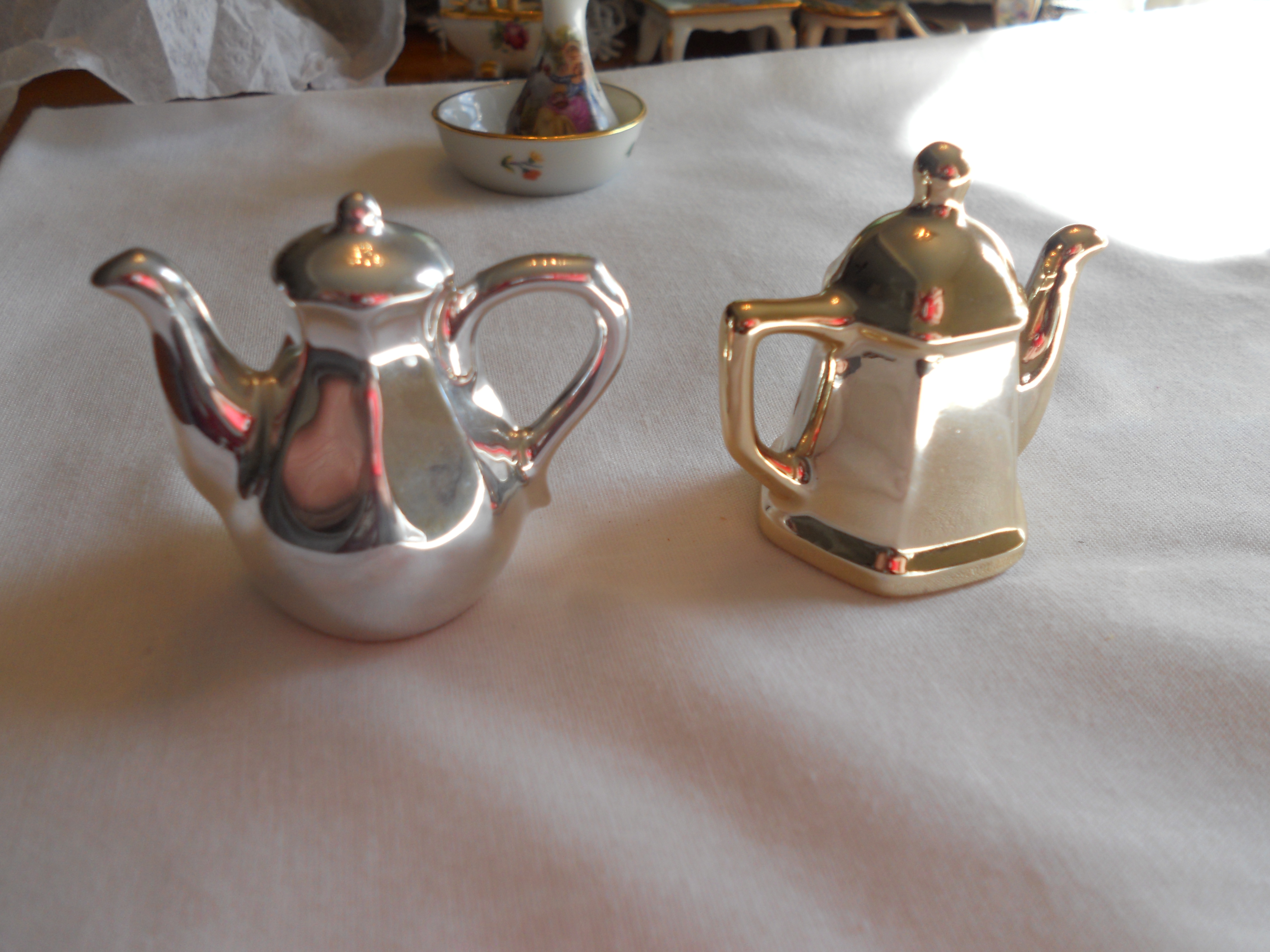 Enesco Miniature Teapot Miniature Coffee Pot