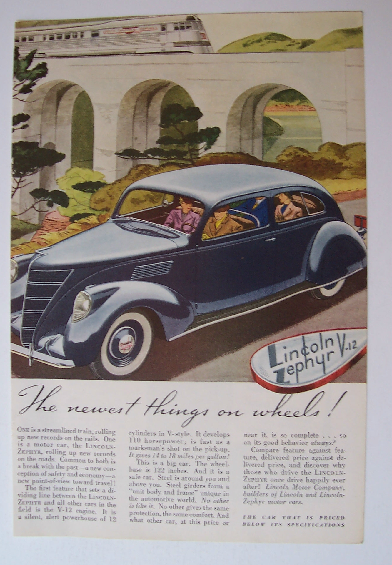 1937  Lincoln Zephyr  V - 12